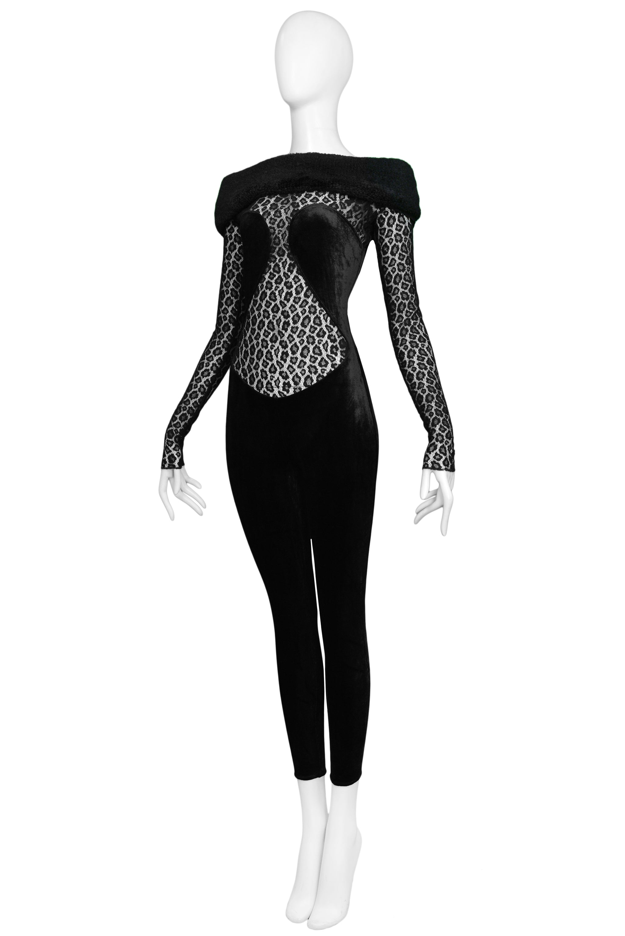 ALAIA LACE CUTOUT ENSEMBLE 1991