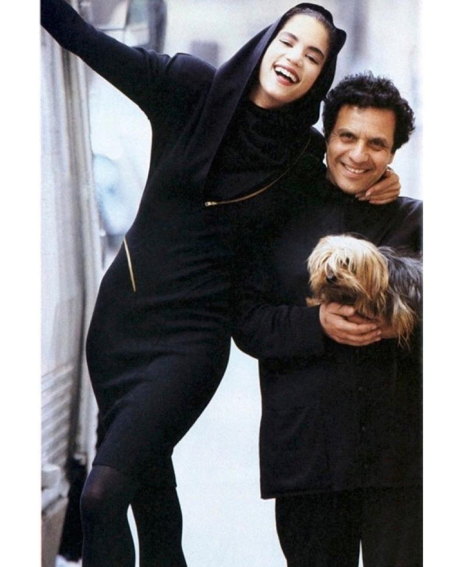 ALAIA ICONIC HOODED ZIPPER DRESS 1986