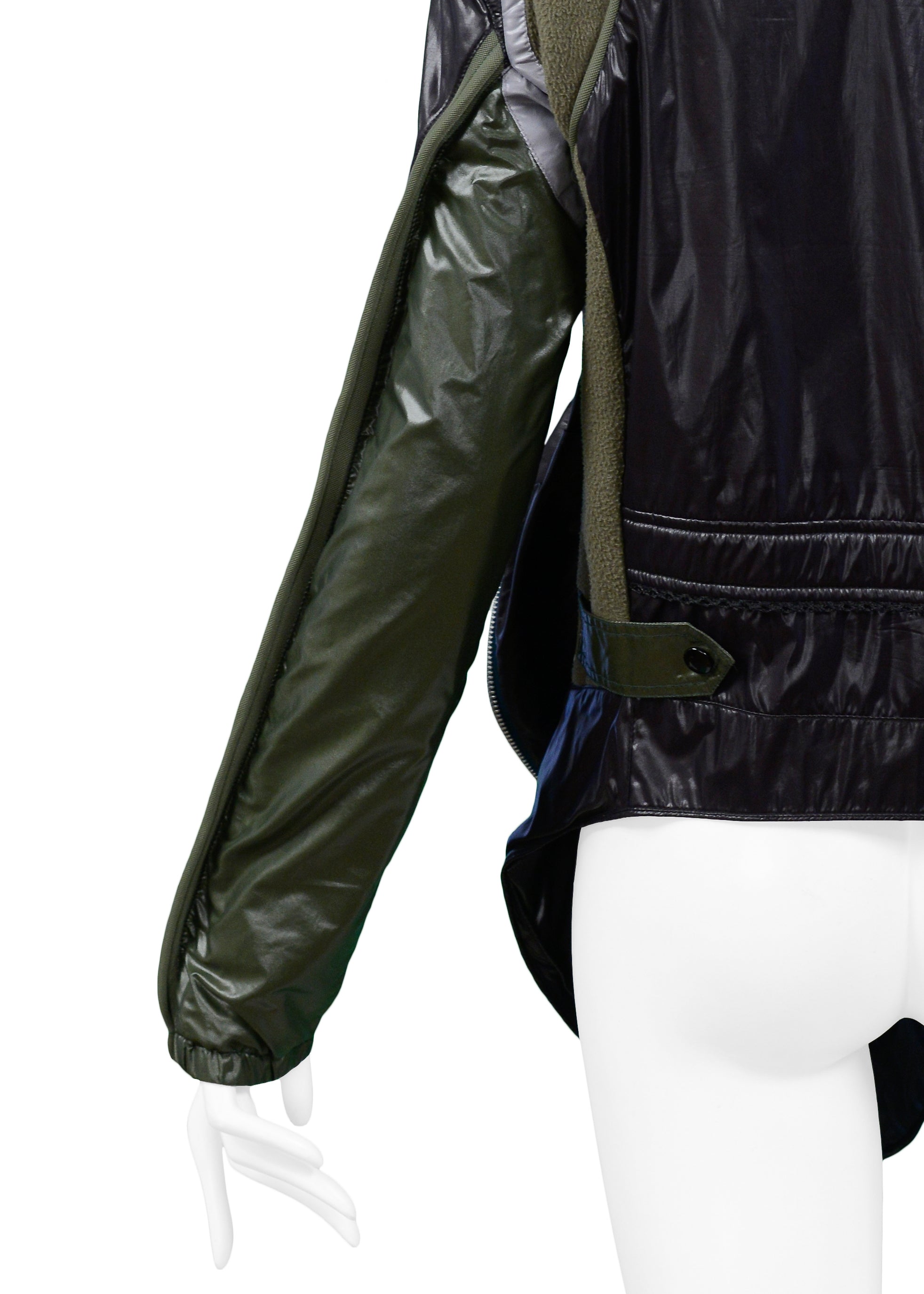 BALENCIAGA ICONIC GREEN PARACHUTE JACKET 2003