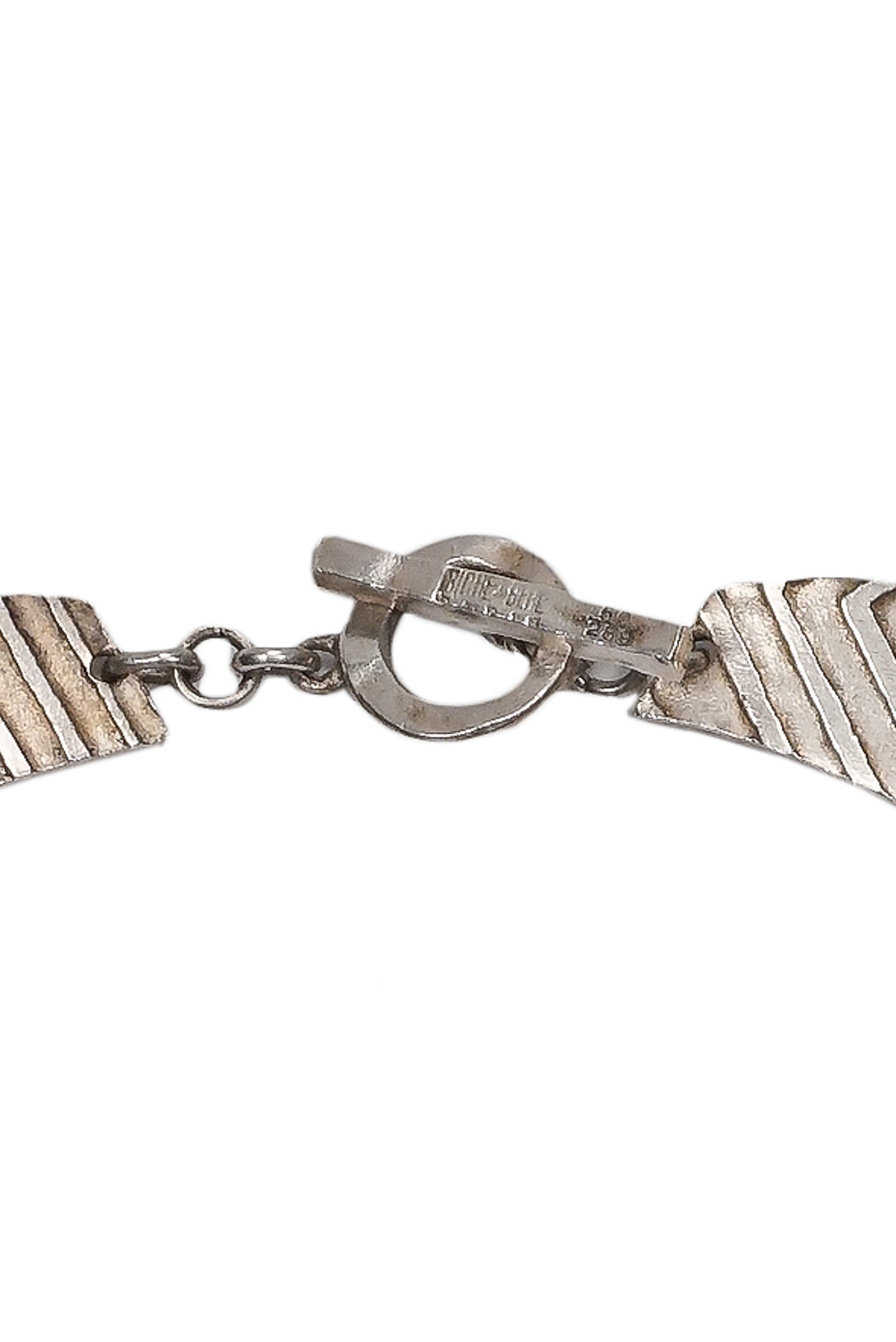 BICHE DE BERE HAMMERED BREAST PLATE NECKLACE