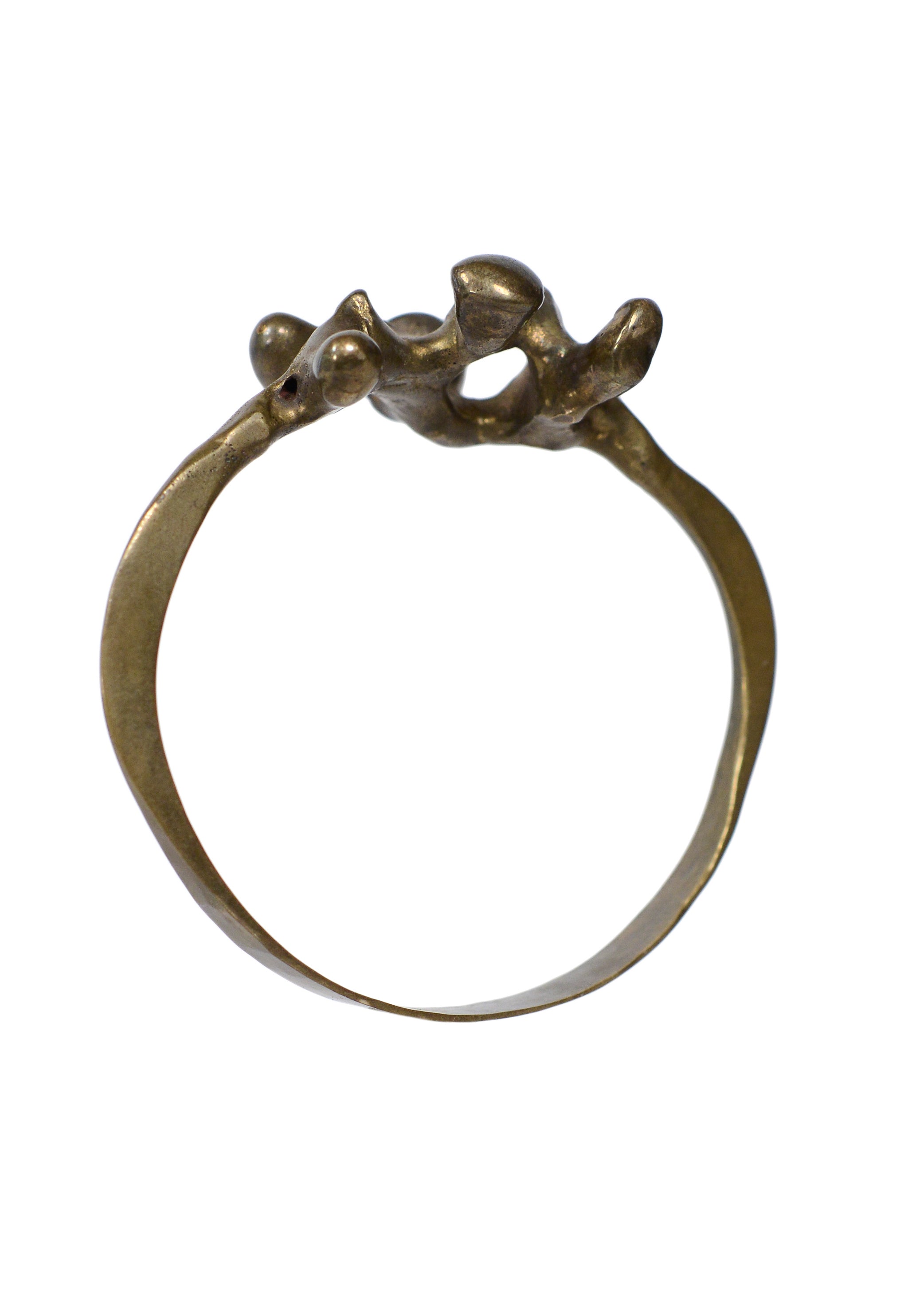 JACK BOYD BRUTALIST BRONZE SINGLE SPORE BRACELET