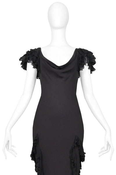 【John Galliano】archive frill shirt black John Galliano】archive frill shirt, Size: FREE, Excellent