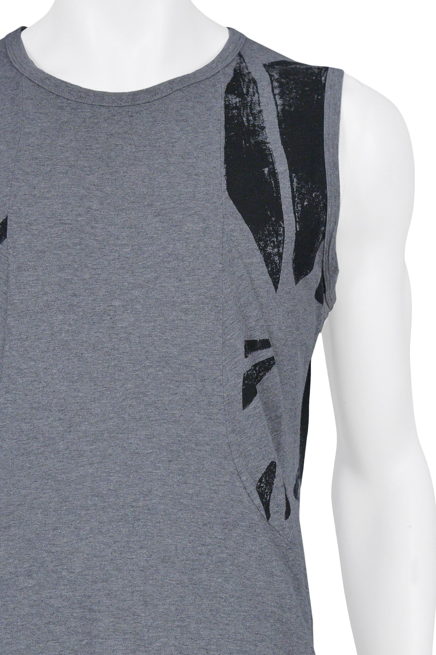 HELMUT LANG GREY & BLACK TANK TOP 2003