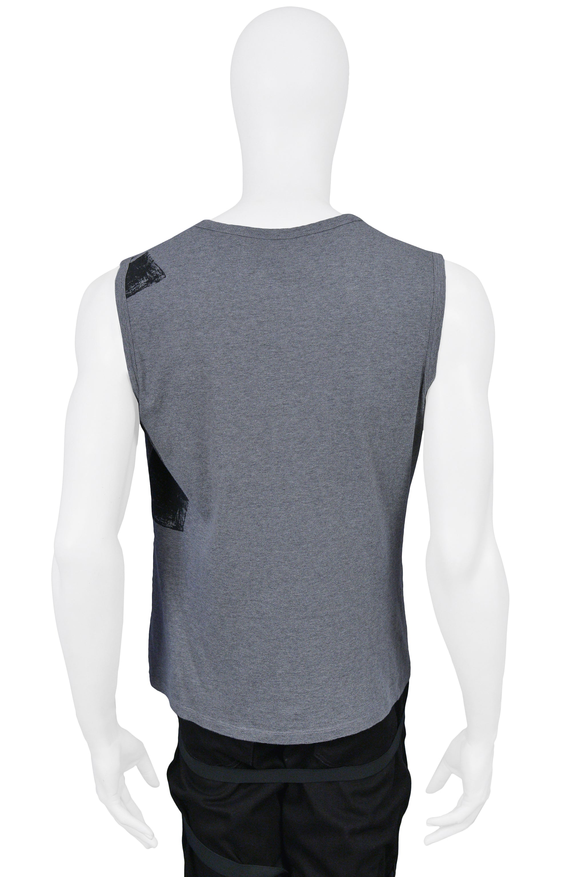 HELMUT LANG GREY & BLACK TANK TOP 2003