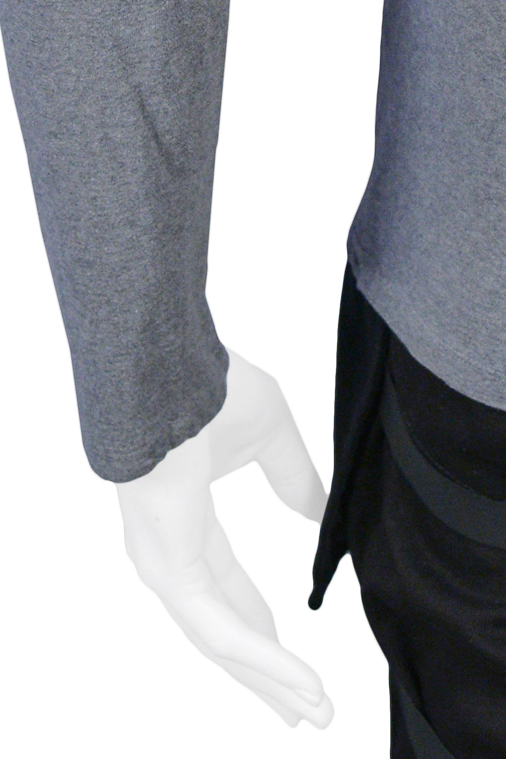 HELMUT LANG GREY & BLUE LONG SLEEVE T-SHIRT 2003