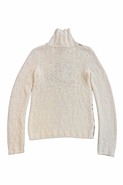 Walter Van Beirendonck 90's Deconstructive Zip Wool Sweater