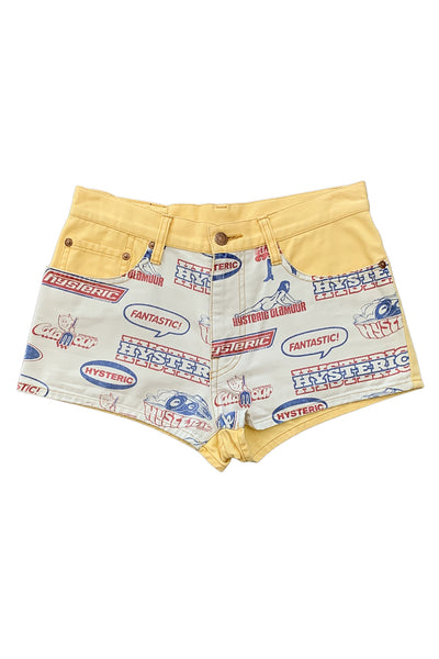 HYSTERIC GLAMOUR TRUCKER SHORT SHORTS