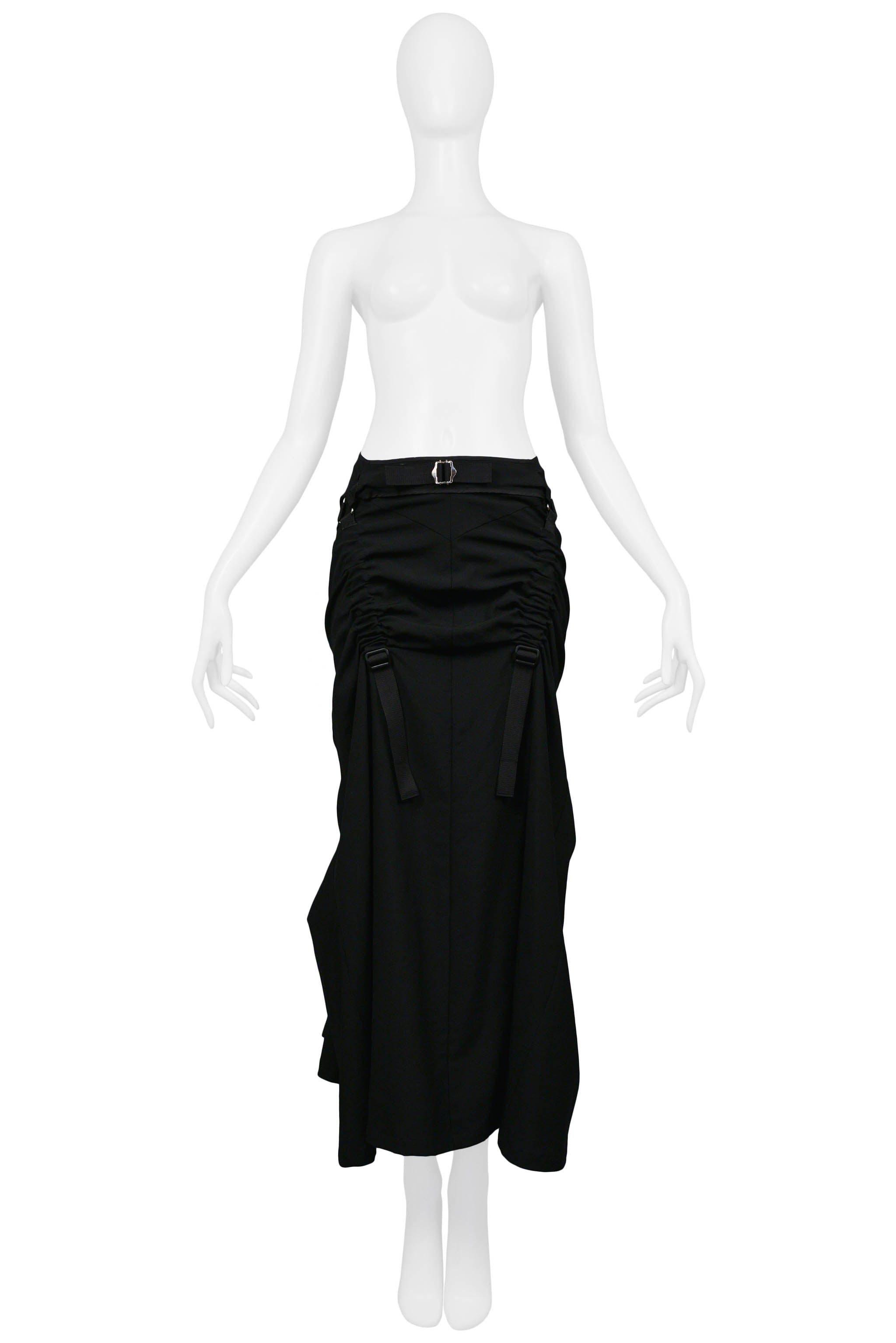 JUNYA WATANABE BLACK PARACHUTE SKIRT 2003