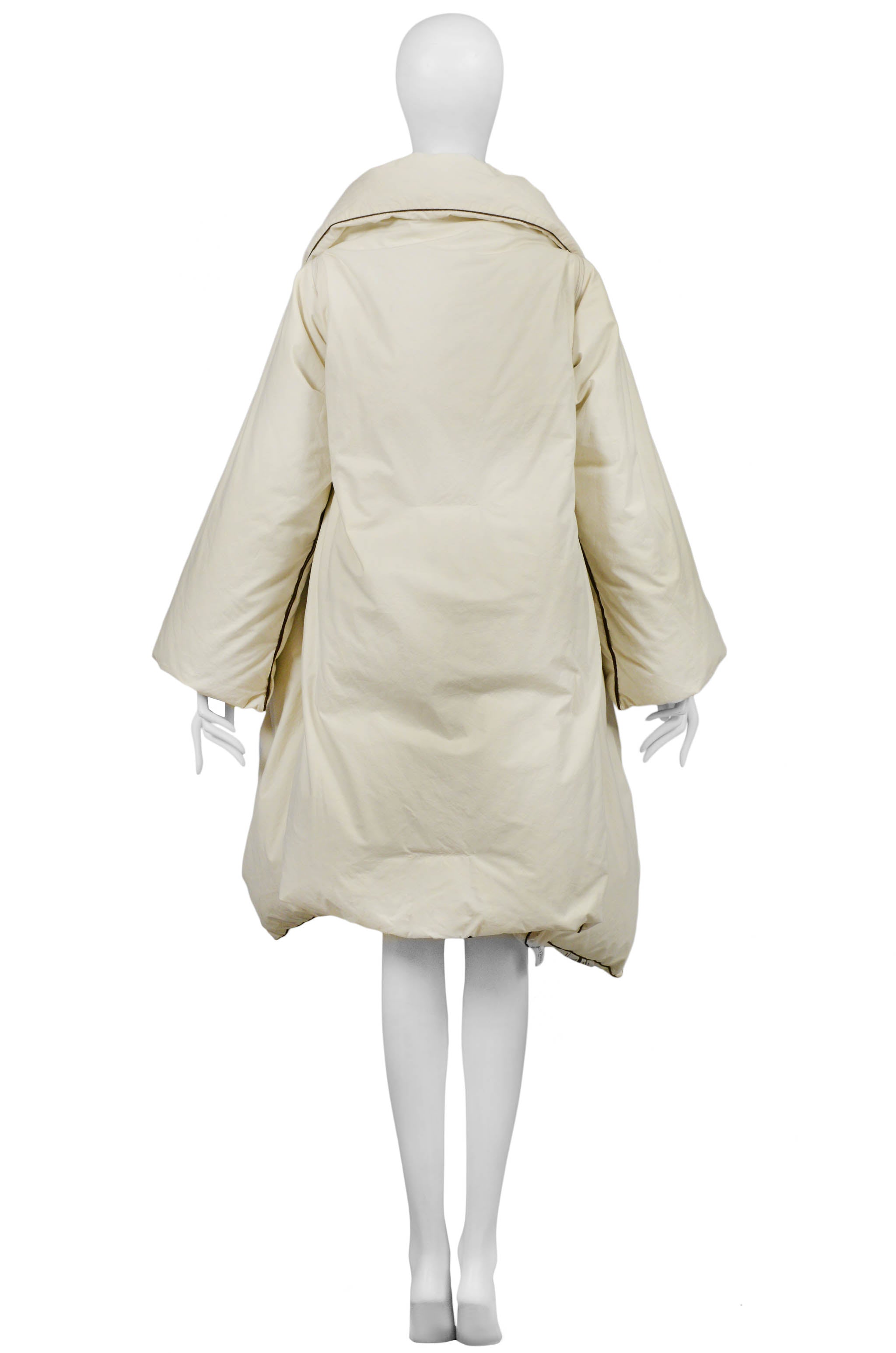 MAISON MARTIN MARGIELA ARTISANAL WHITE DUVET COAT 1999