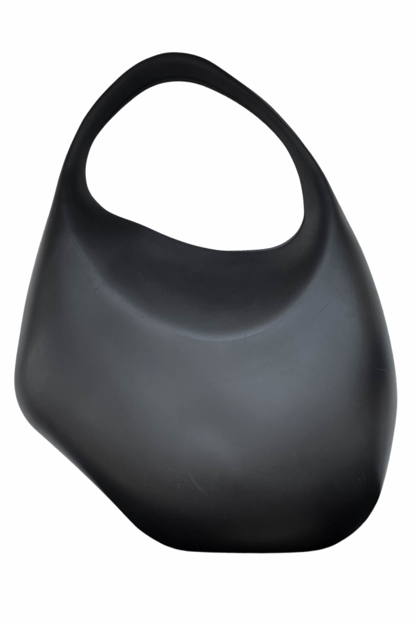 THIERRY MUGLER BLACK RUBBER BAG