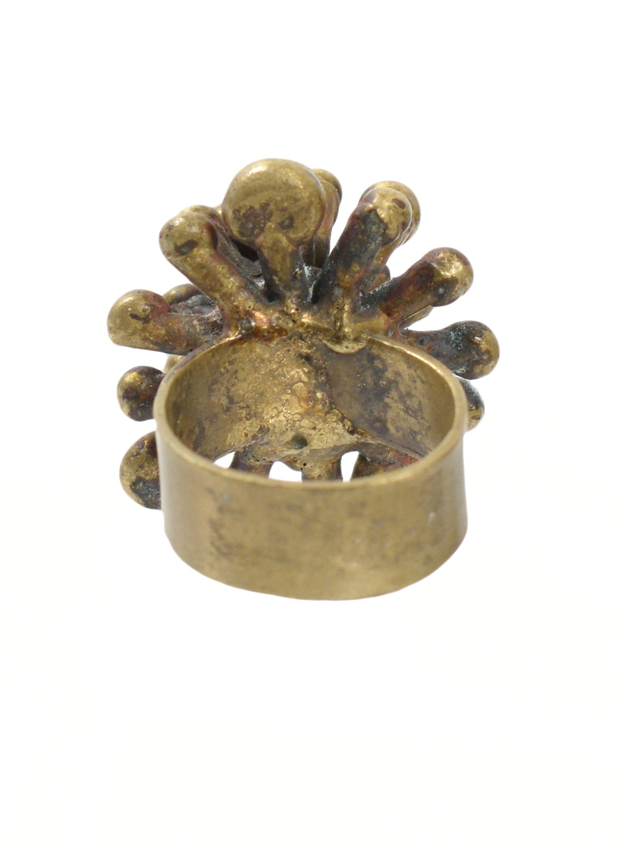 PAL KEPENYES BRONZE STARBURST RING