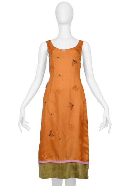 Prada clearance leather dress
