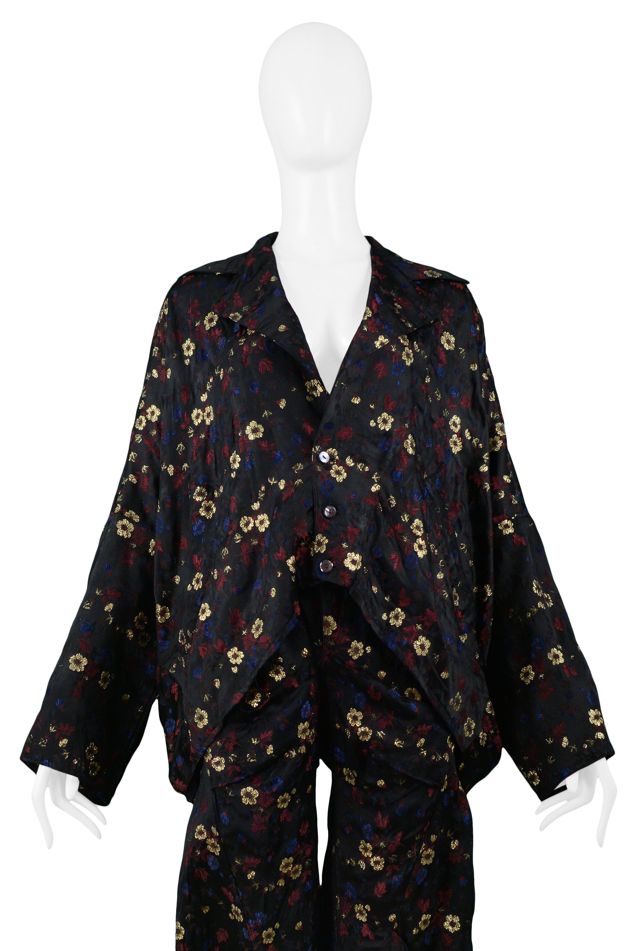 RACHEL AUBURN FLORAL ENSEMBLE 1980S