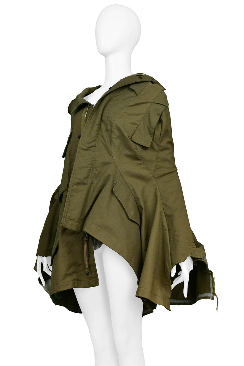 JUNYA DECONSTRUCTED MILITARY INSPIRED CAPE 2006