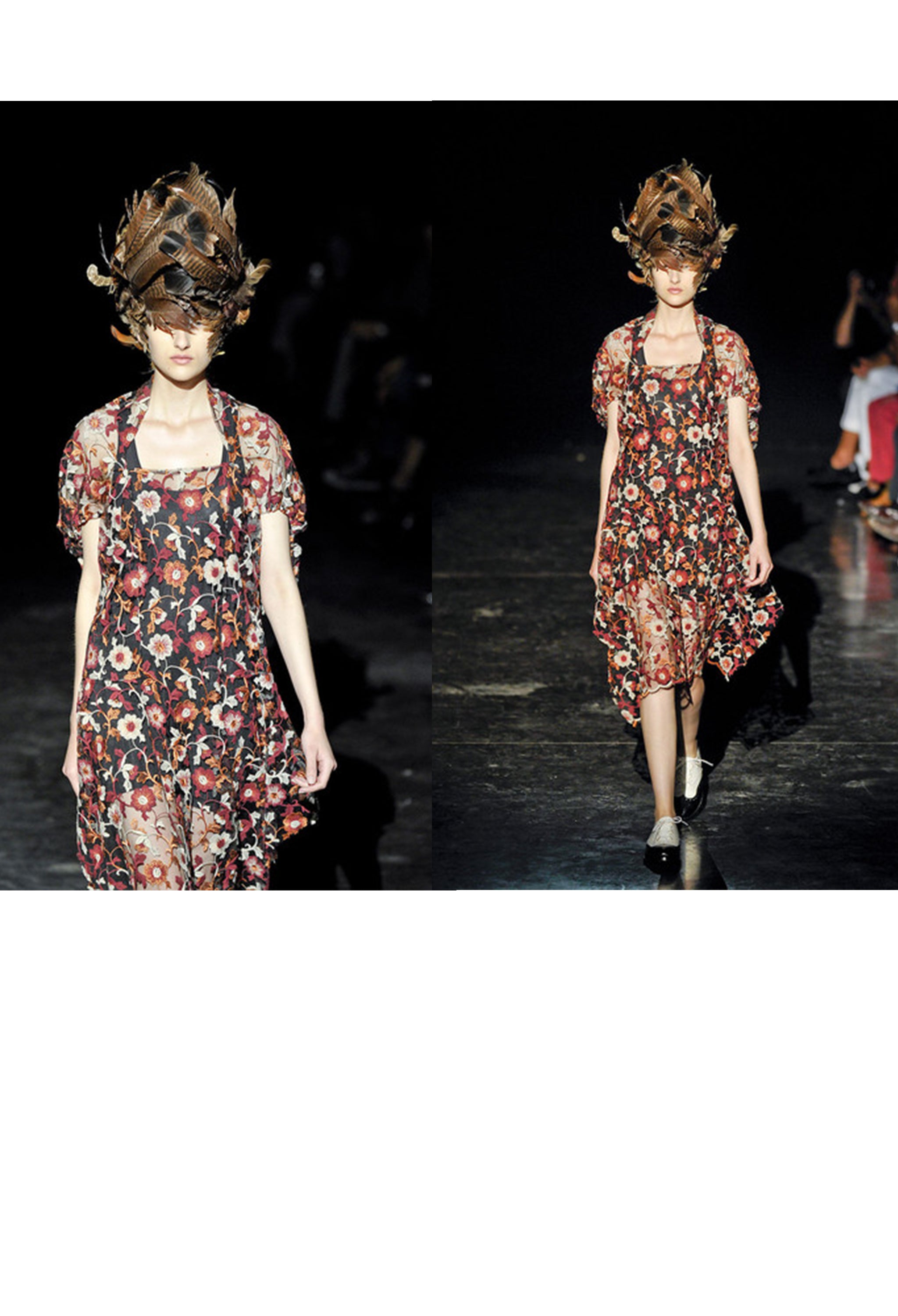 JUNYA WATANABE ROMANTIC LACE TUNIC TOP 2011