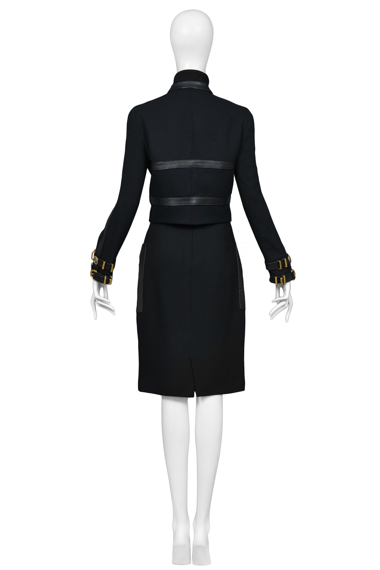 GIANNI VERSACE BLACK BONDAGE SUIT 1992