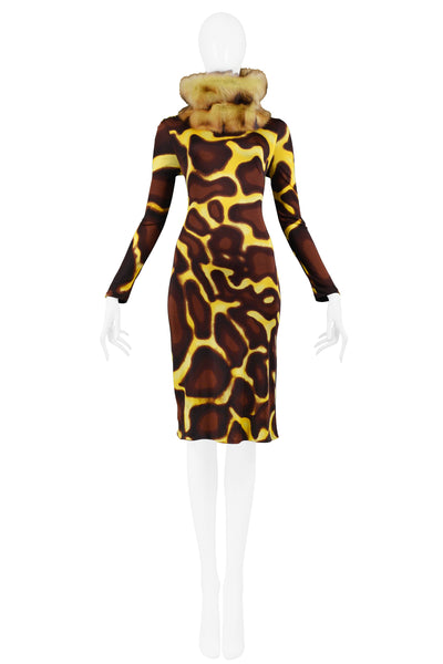 Versace yellow 2025 and black dress