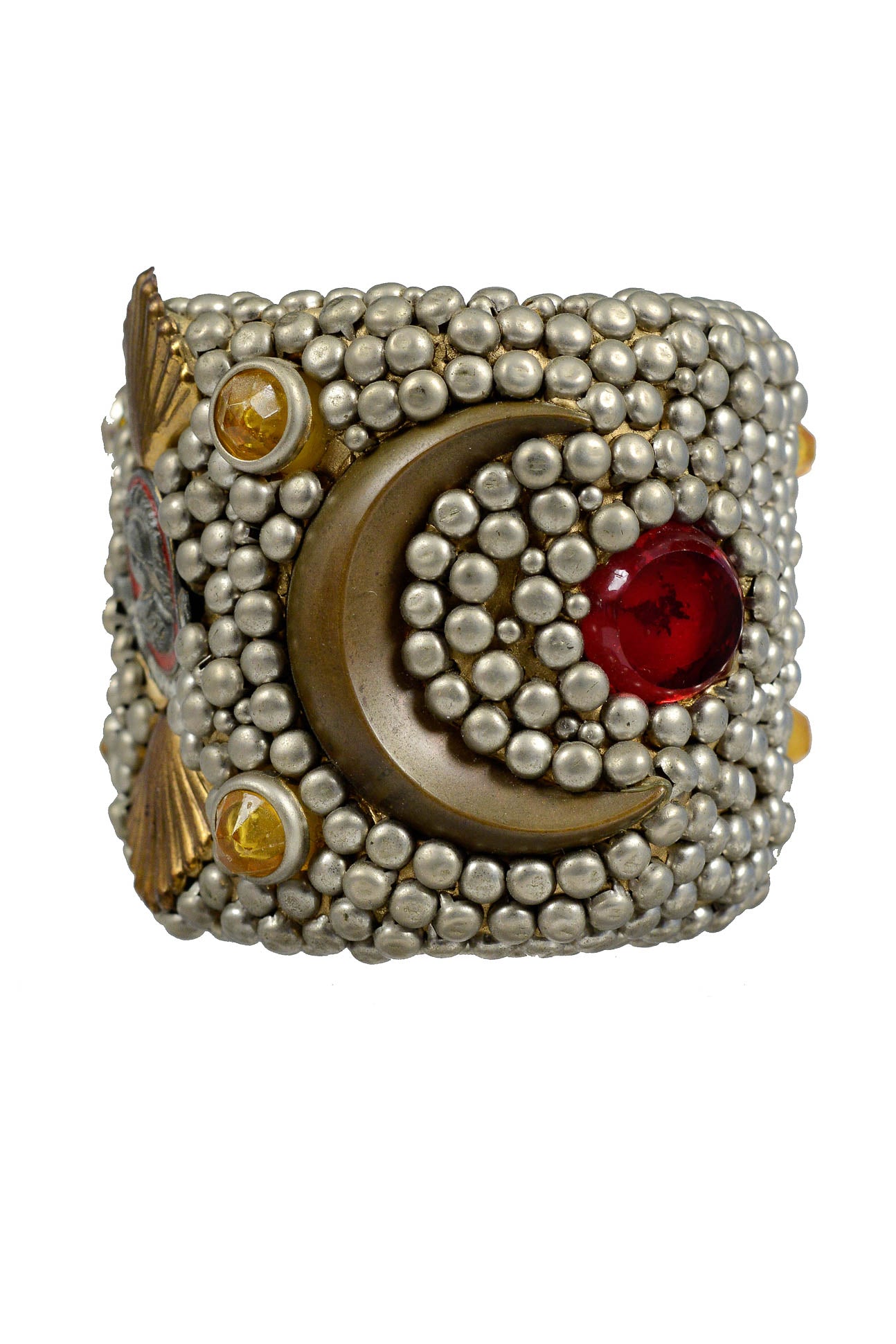 MINADEO VINTAGE CRESCENT MOON CUFF