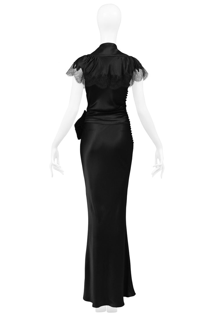 CHRISTIAN DIOR BY JOHN GALLIANO ICONIC DEVIL WEARS PRADA EVENING GOWN 2005