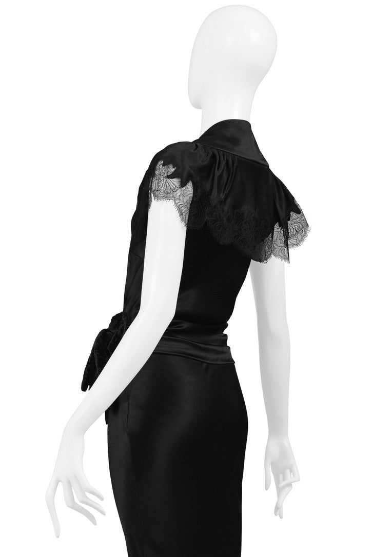 CHRISTIAN DIOR BY JOHN GALLIANO ICONIC DEVIL WEARS PRADA EVENING GOWN 2005