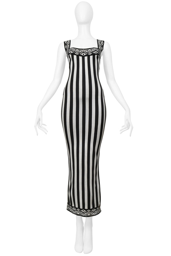 ALAIA1992BLACKANDWHITESTRIPEDM