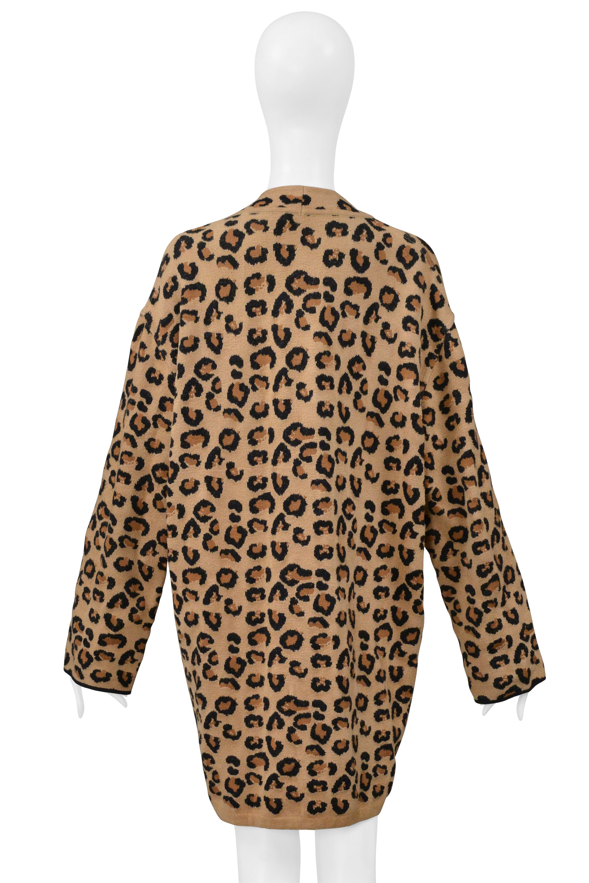 ALAIA OVERSIZED LEOPARD CARDIGAN 1991