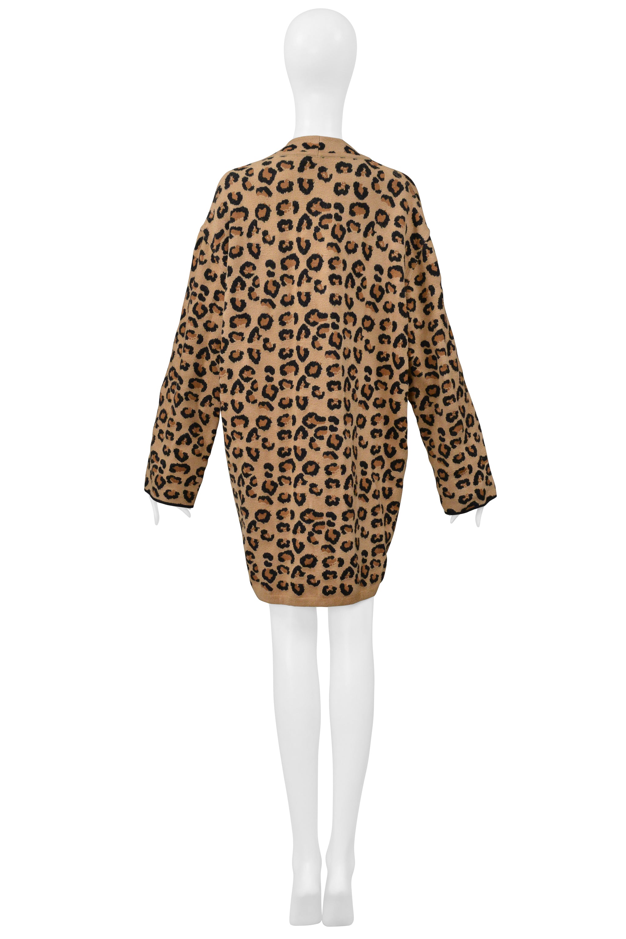 ALAIA OVERSIZED LEOPARD CARDIGAN 1991