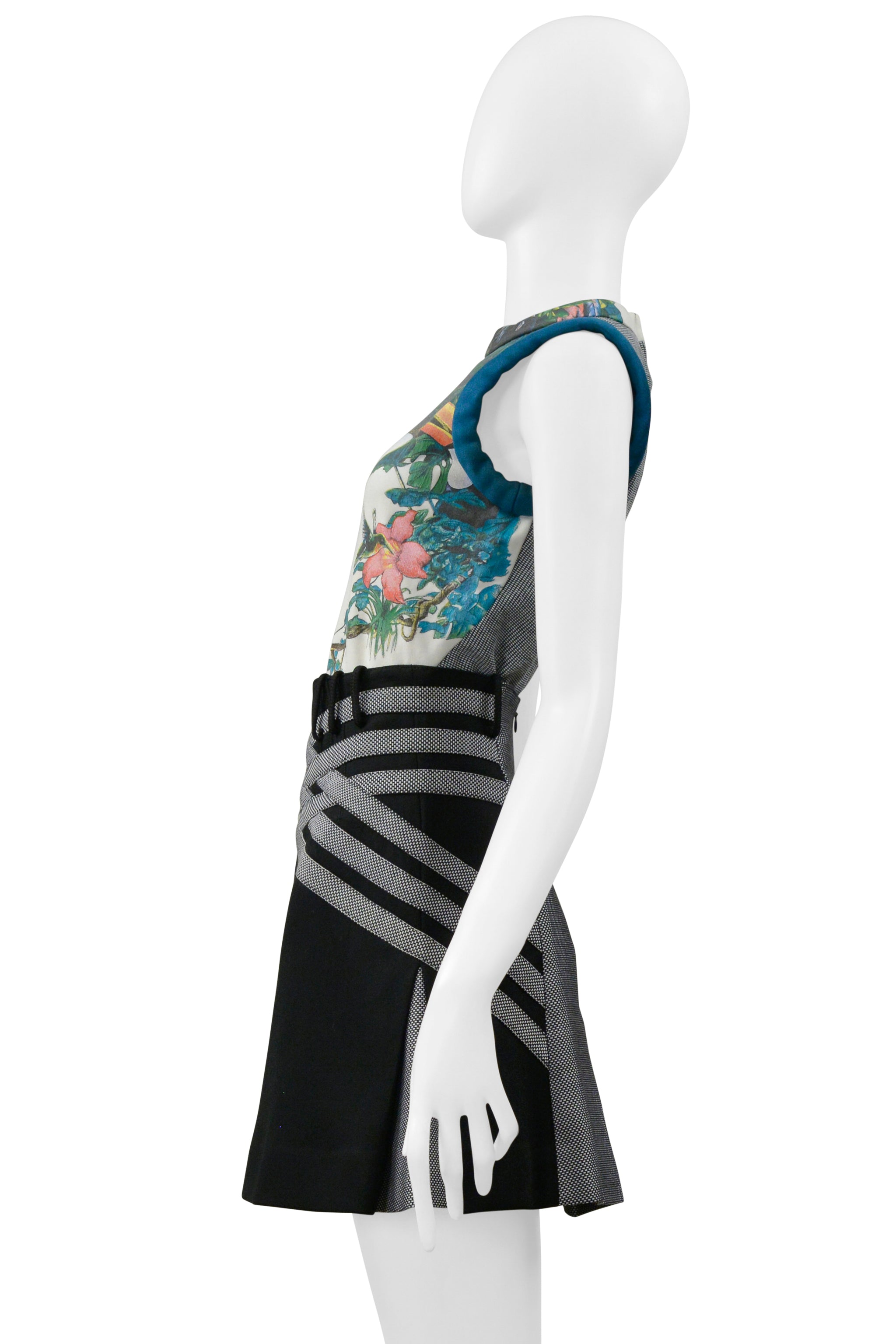 BALENCIAGA BY NICOLAS GHESQUIERE SCUBA TOP & SKIRT 2003