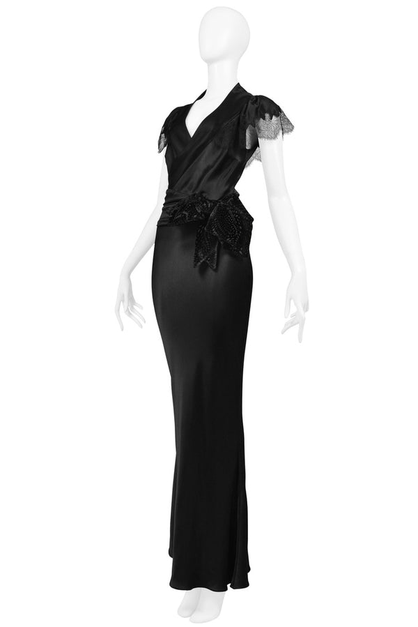 CHRISTIAN DIOR BY JOHN GALLIANO ICONIC DEVIL WEARS PRADA EVENING GOWN 2005