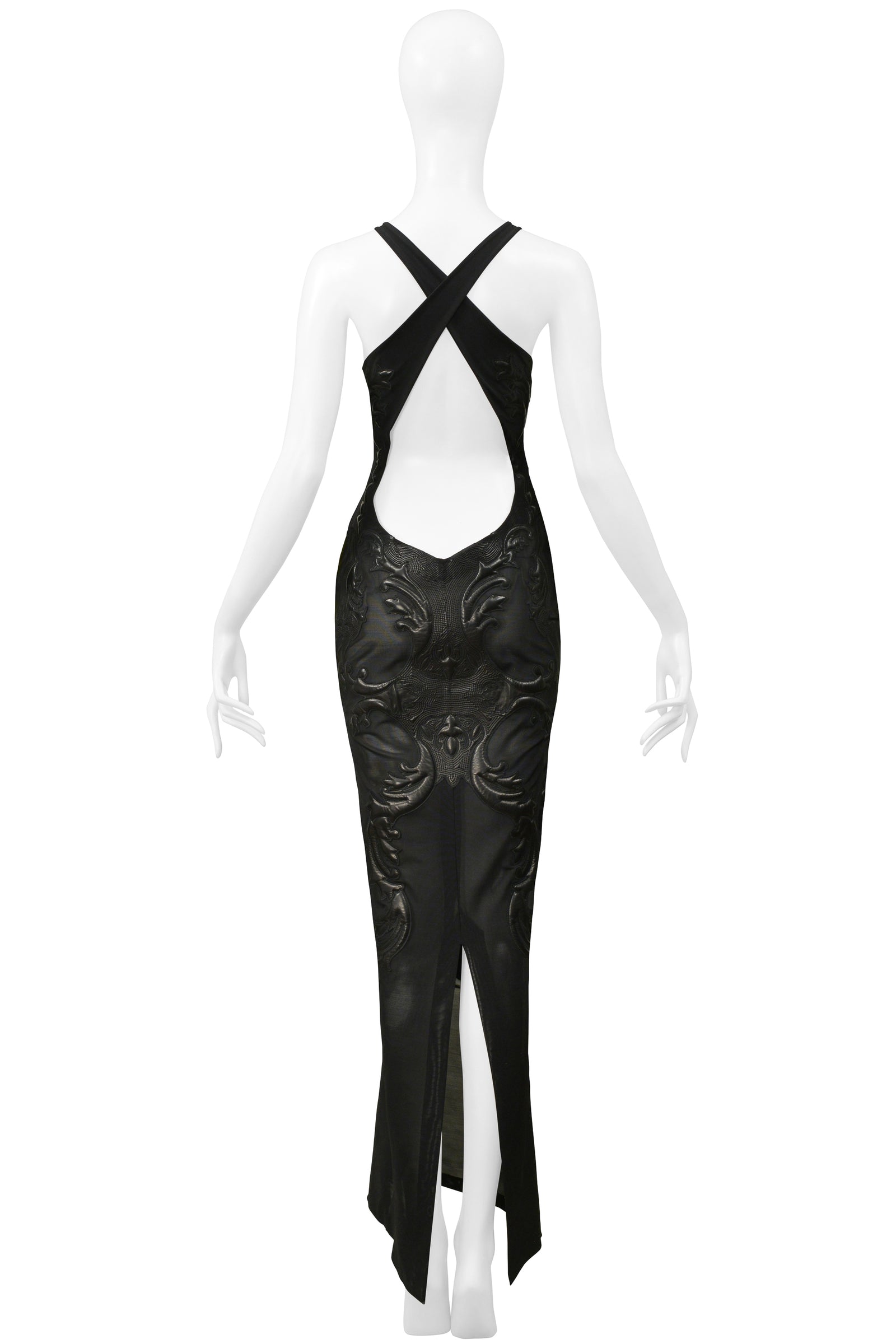 VINTAGE ROBERTO CAVALLI NEUTRAL TONE DESERT GOWN