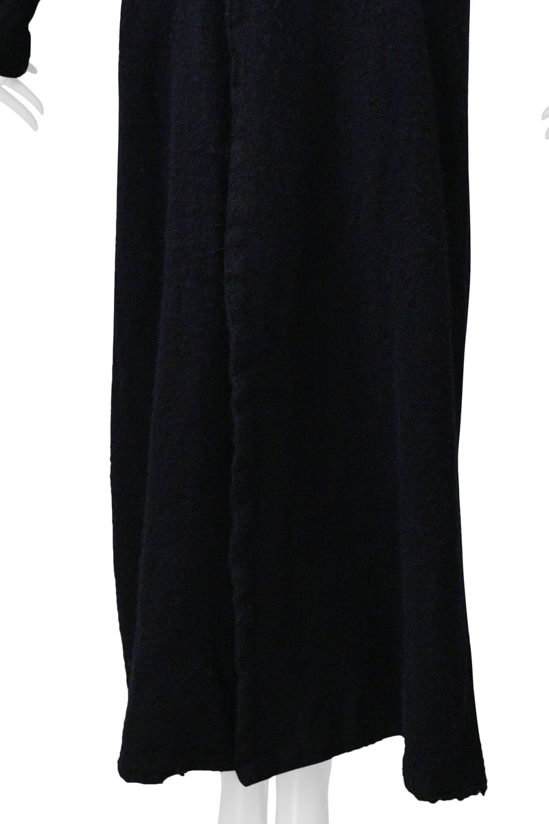 COMME DES GARCONS DARK NAVY DOUBLE BREASTED WOOL COAT 1999-2000 FW