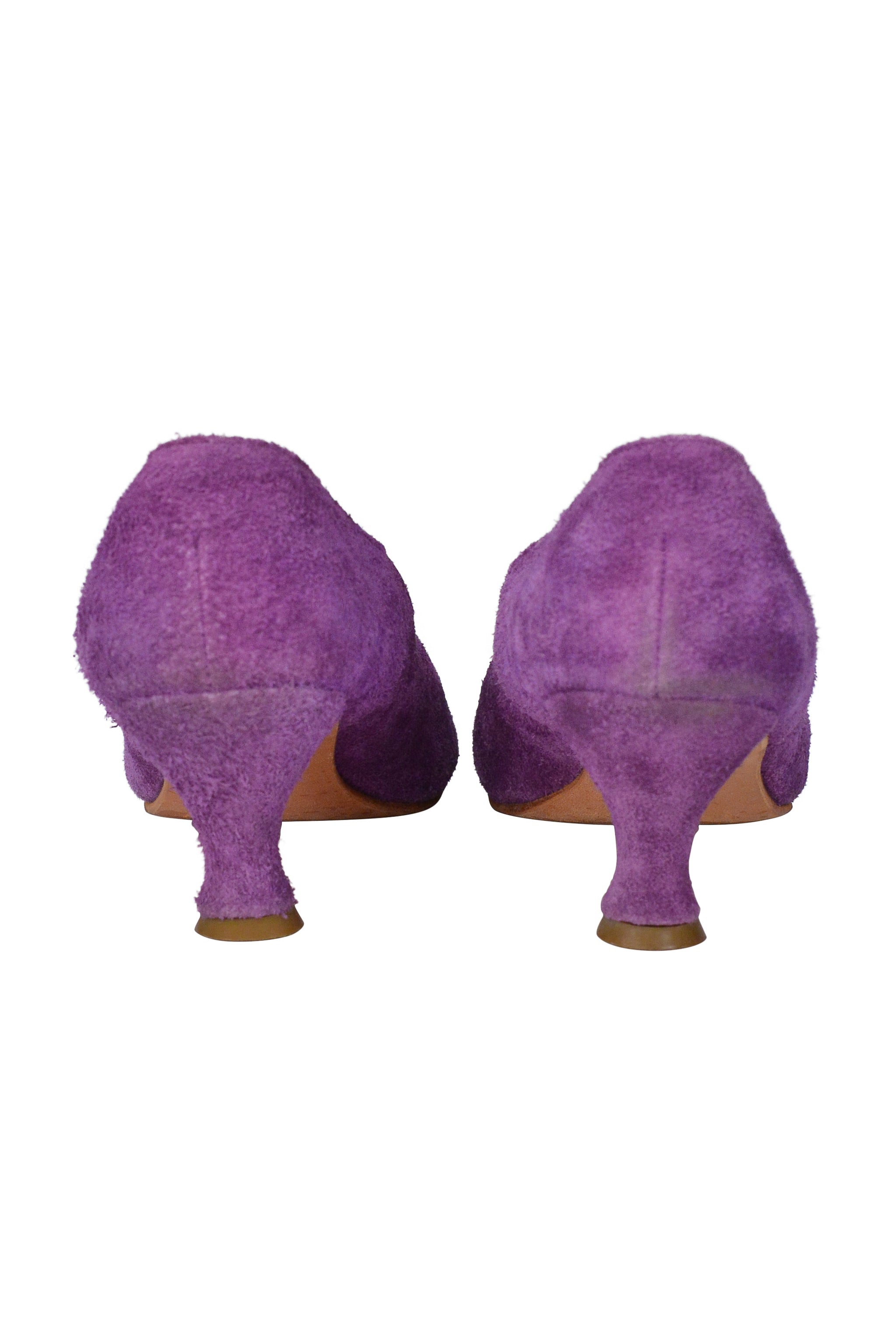 COMME DES GARCONS PURPLE SUEDE PUMPS 2000