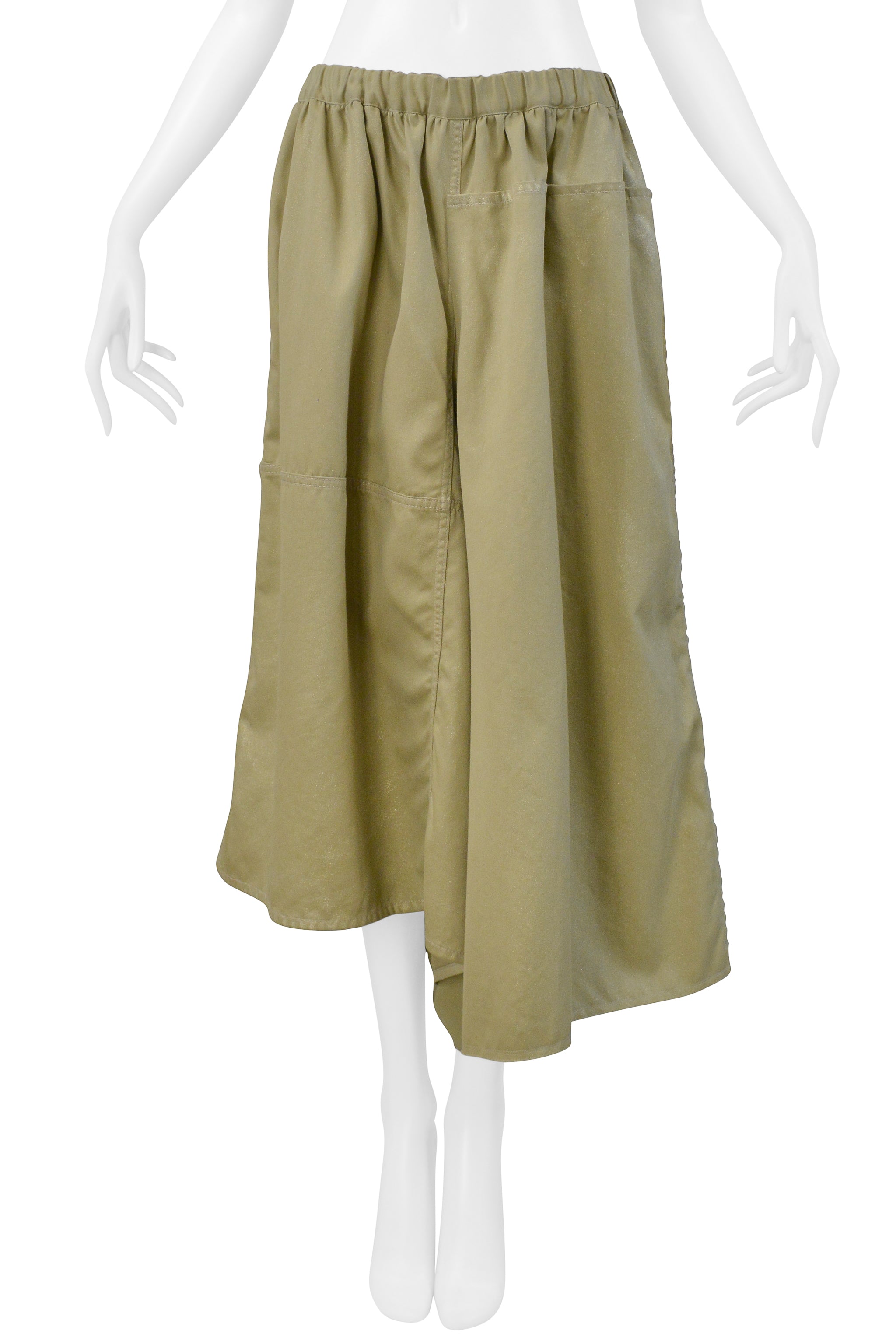 COMME DES GARCONS KHAKI ASYMMETRICAL PANTS 2004