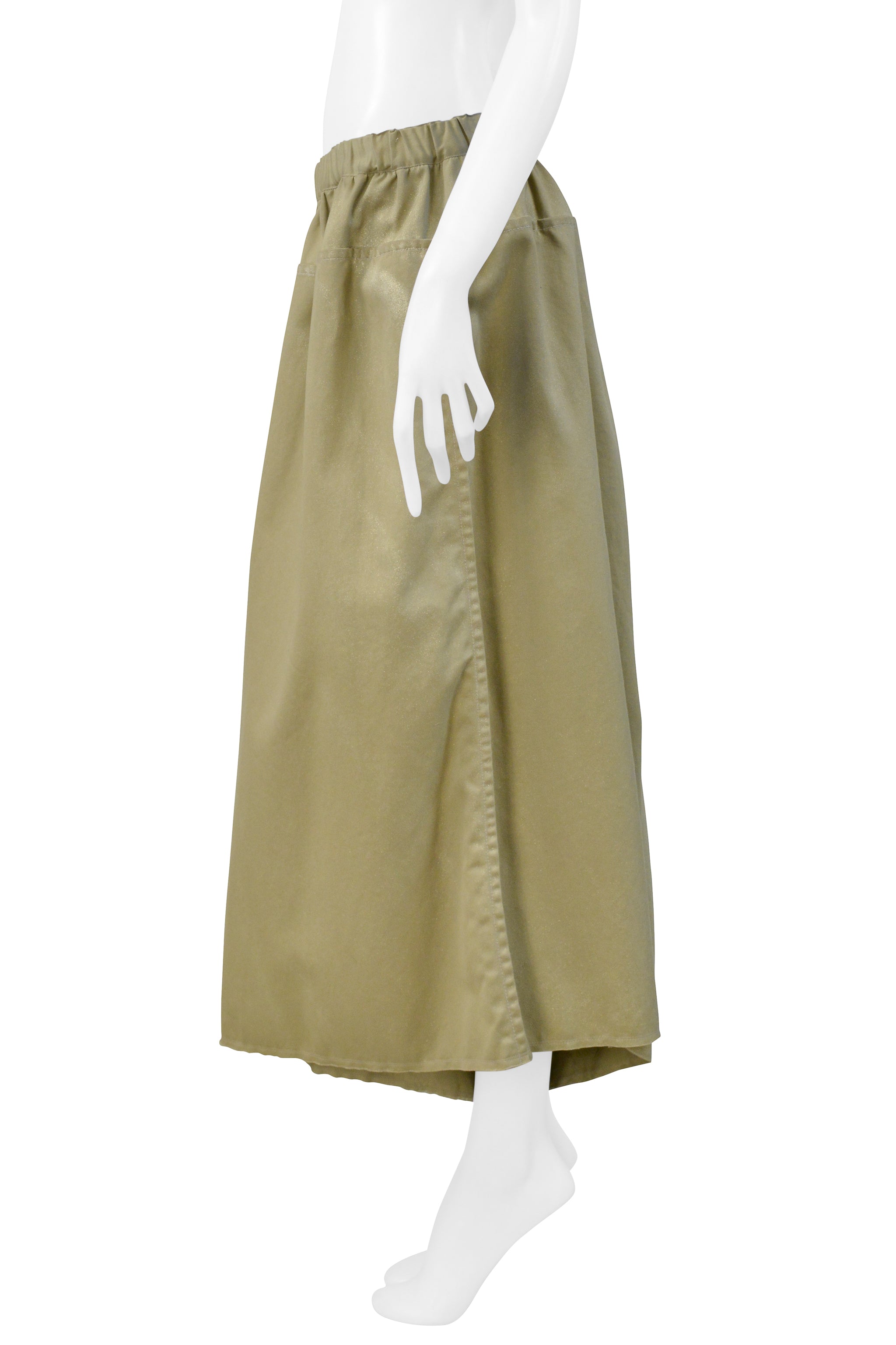 COMME DES GARCONS KHAKI ASYMMETRICAL PANTS 2004