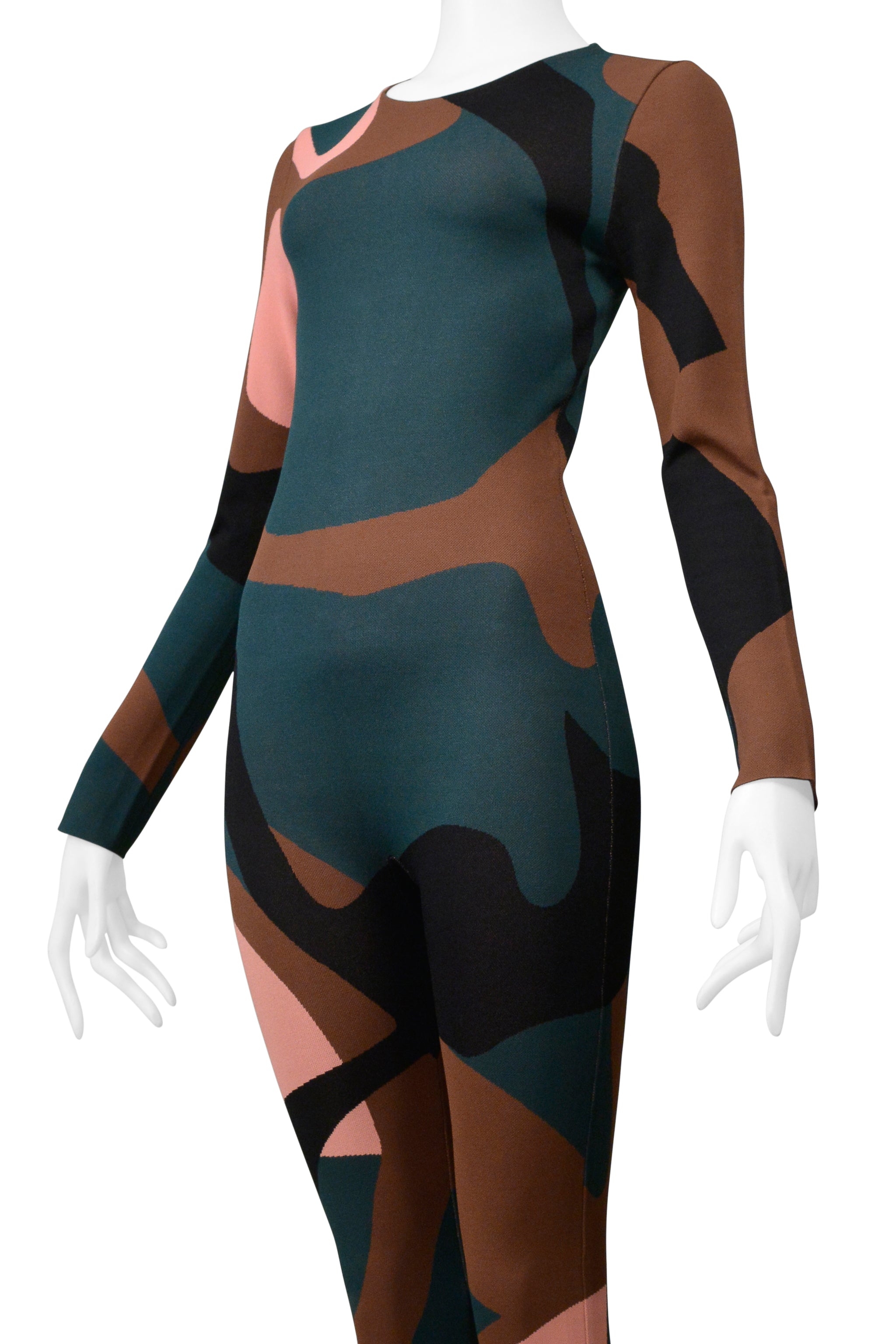 DIOR BY RAF SIMONS MULTICOLOR JUMPSUIT 2015