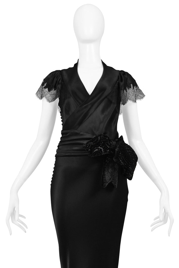 CHRISTIAN DIOR BY JOHN GALLIANO ICONIC DEVIL WEARS PRADA EVENING GOWN 2005