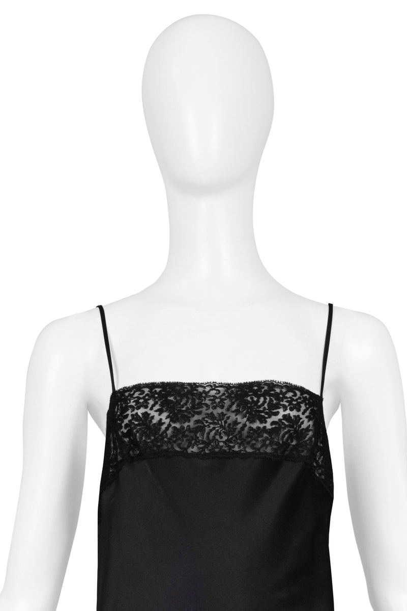 Truly Lace Trim Silk Camisole, Black at John Lewis & Partners