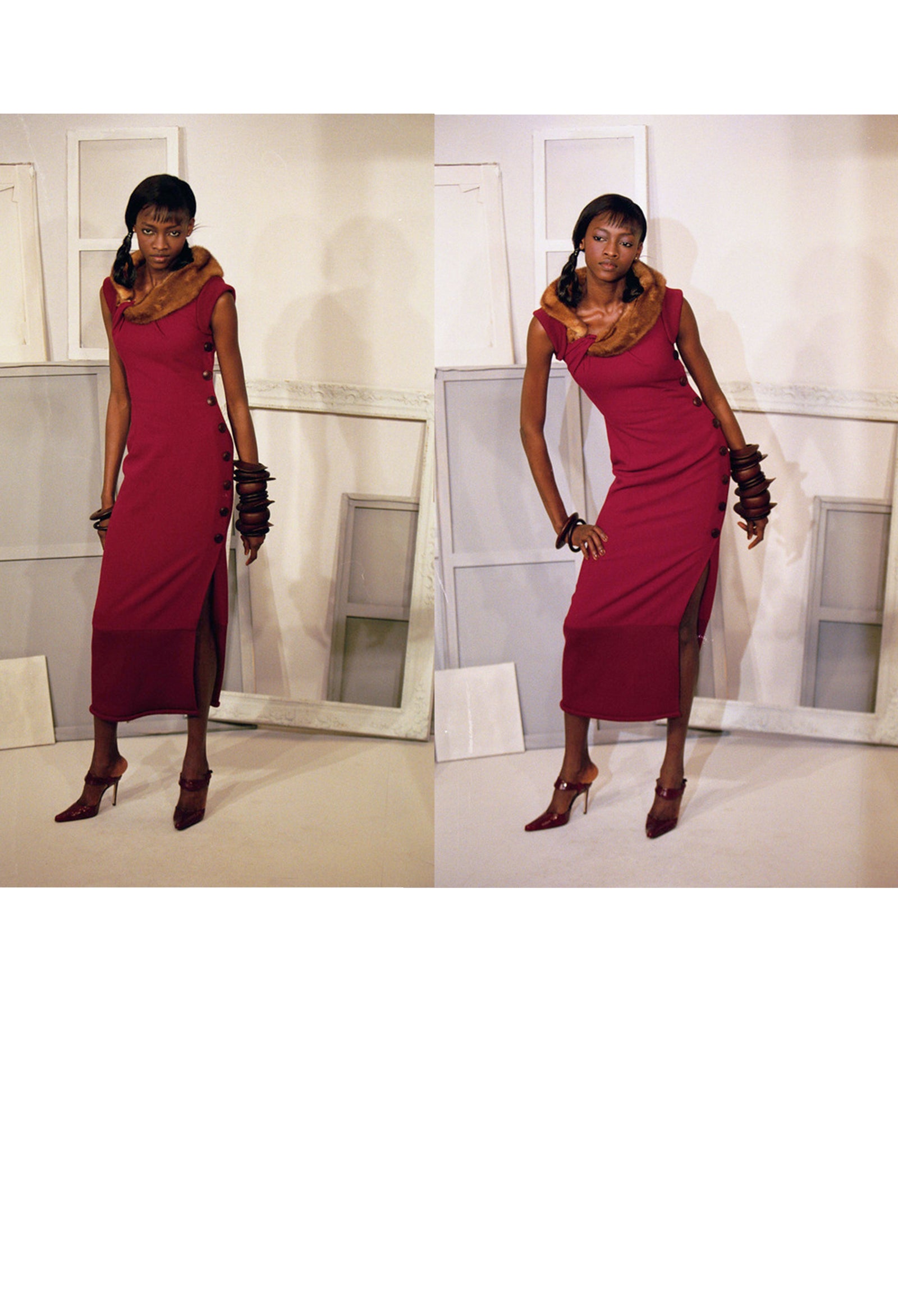 Dior ニットワンピース　ピンクレッド　ウールカシミヤ　140 150 Dior ニットワンピース ピンクレッド ウールカシミヤ 140 150