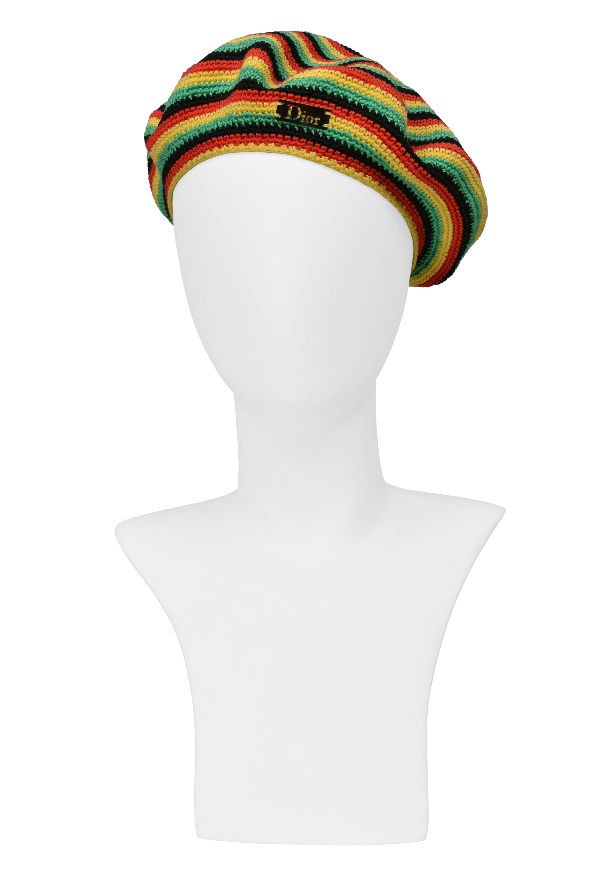 DIOR BY JOHN GALLIANO REGGAE BEANIE BERET 2004