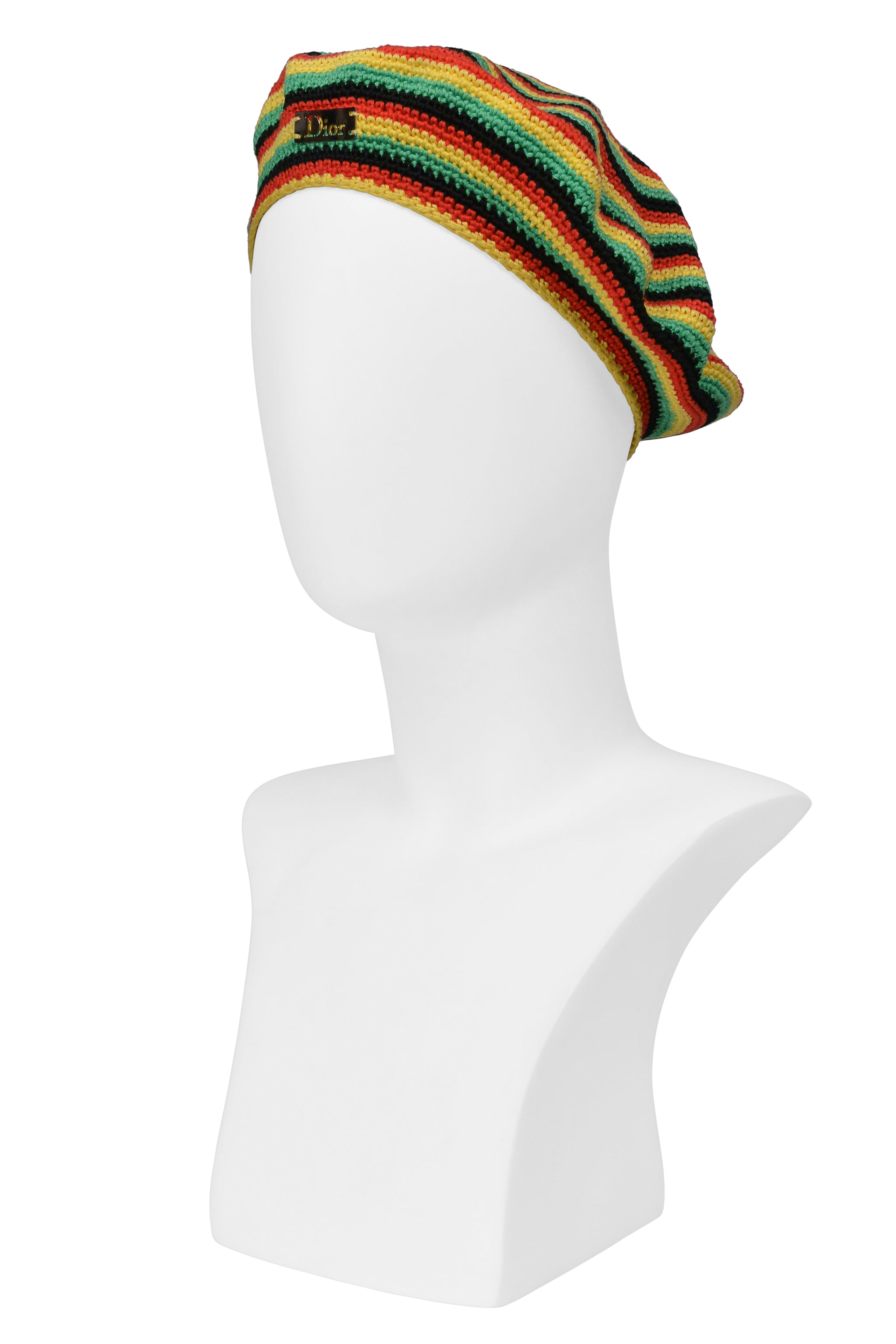 DIOR BY JOHN GALLIANO REGGAE BEANIE BERET 2004