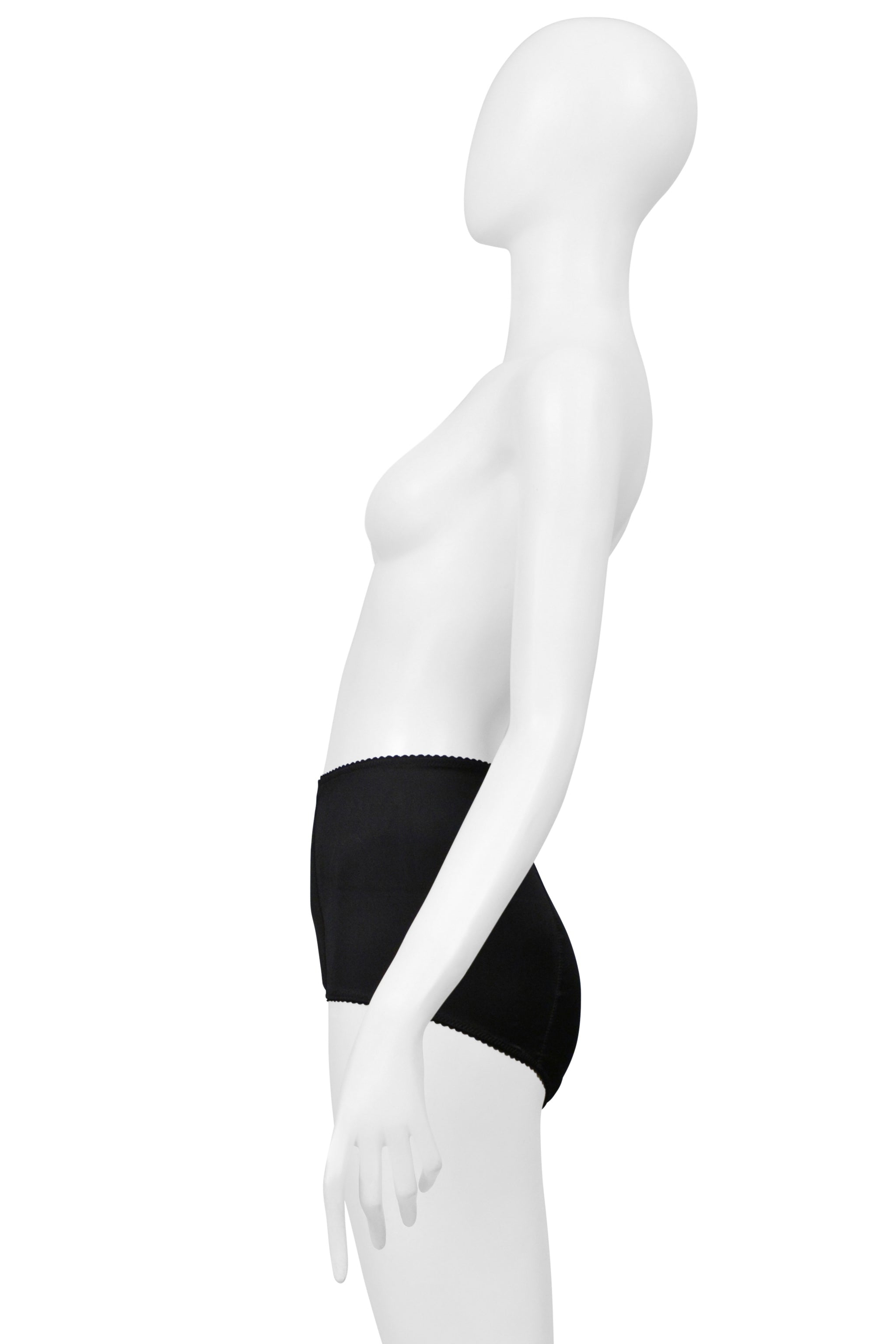 DOLCE & GABBANA BLACK SATIN PINUP BOTTOMS