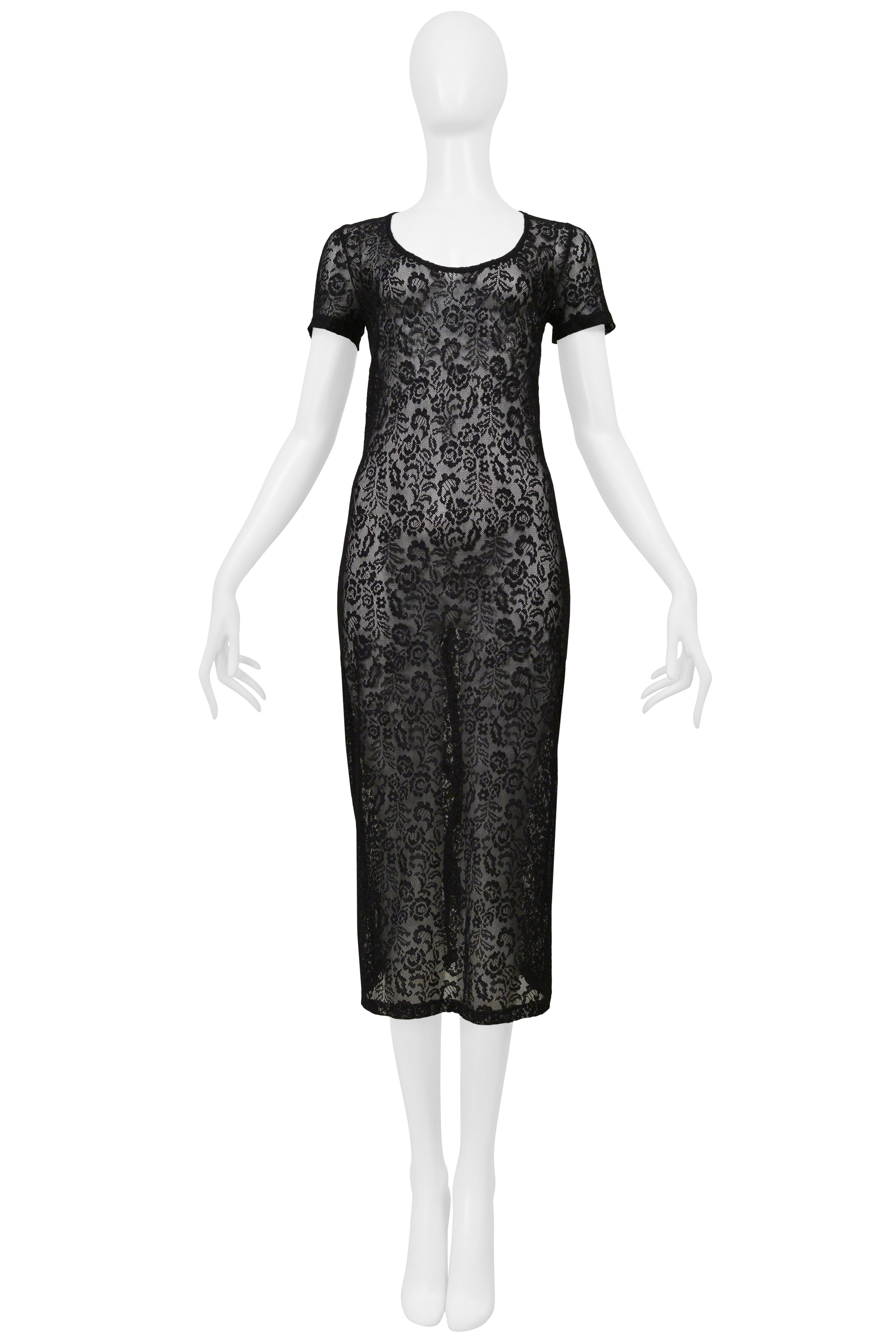 DOLCE & GABBANA D&G BLACK LACE DRESS
