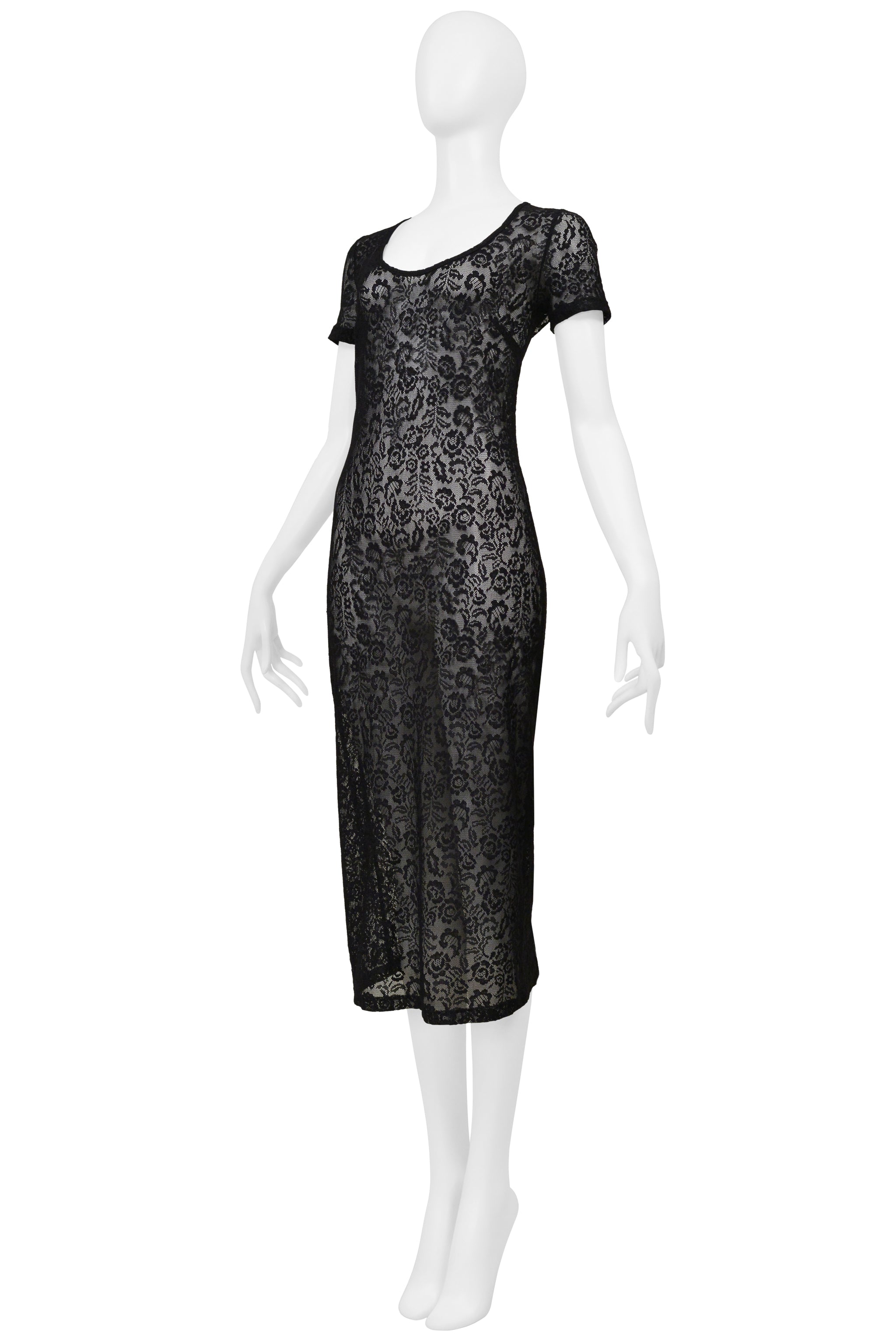DOLCE & GABBANA D&G BLACK LACE DRESS