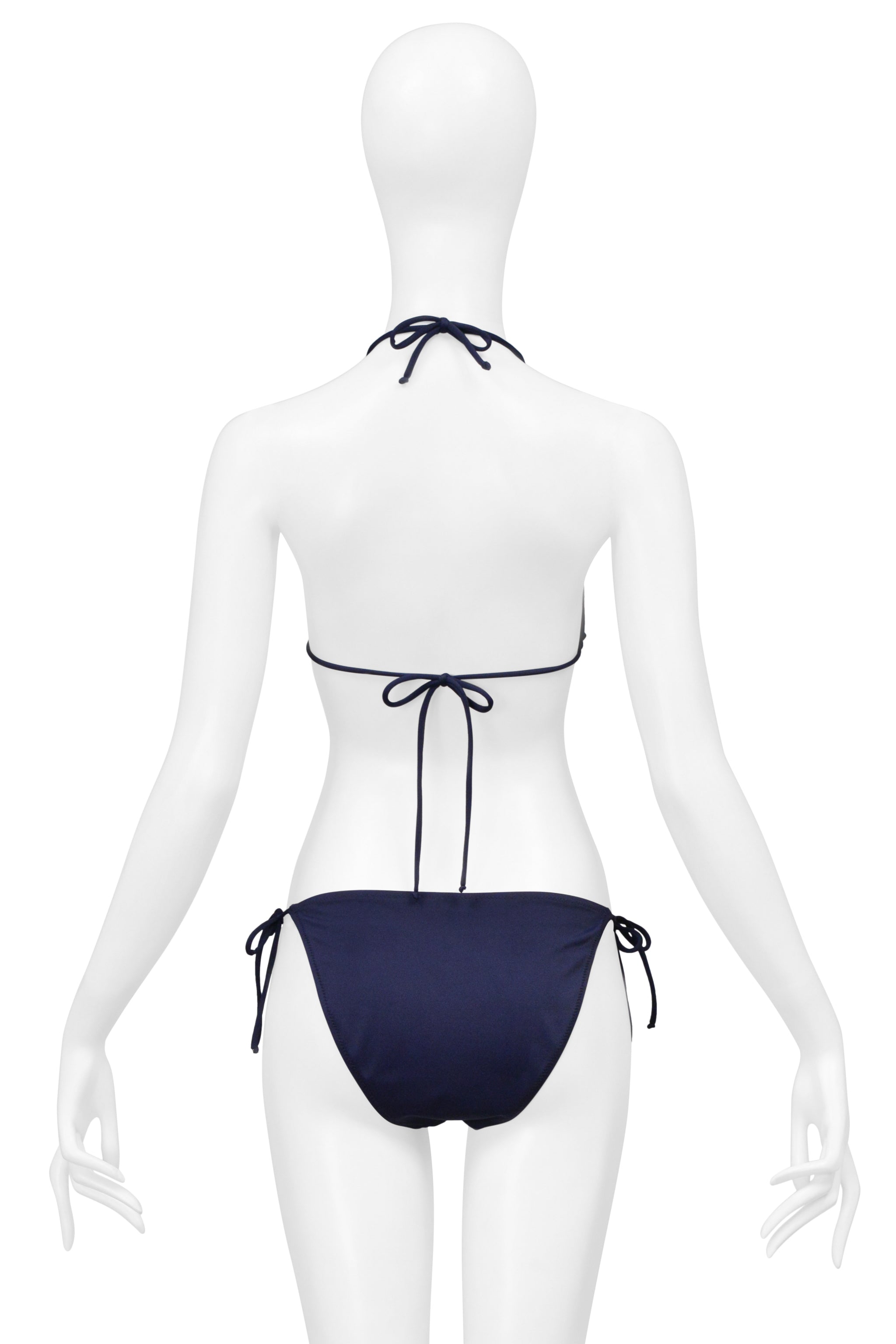 DOLCE & GABBANA D&G NAVY AND ARMY GREEN TACTICAL BIKINI