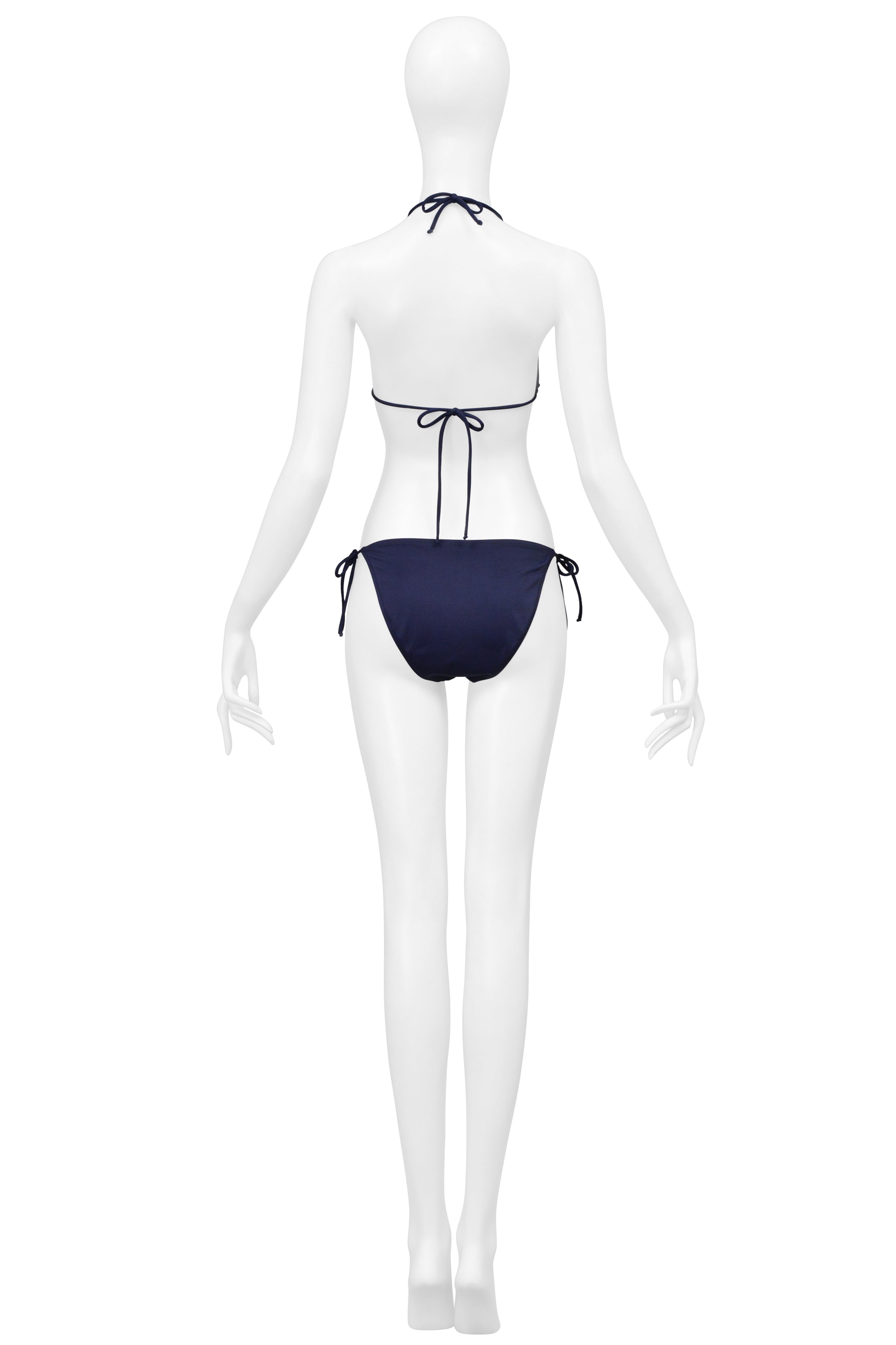DOLCE & GABBANA D&G NAVY AND ARMY GREEN TACTICAL BIKINI