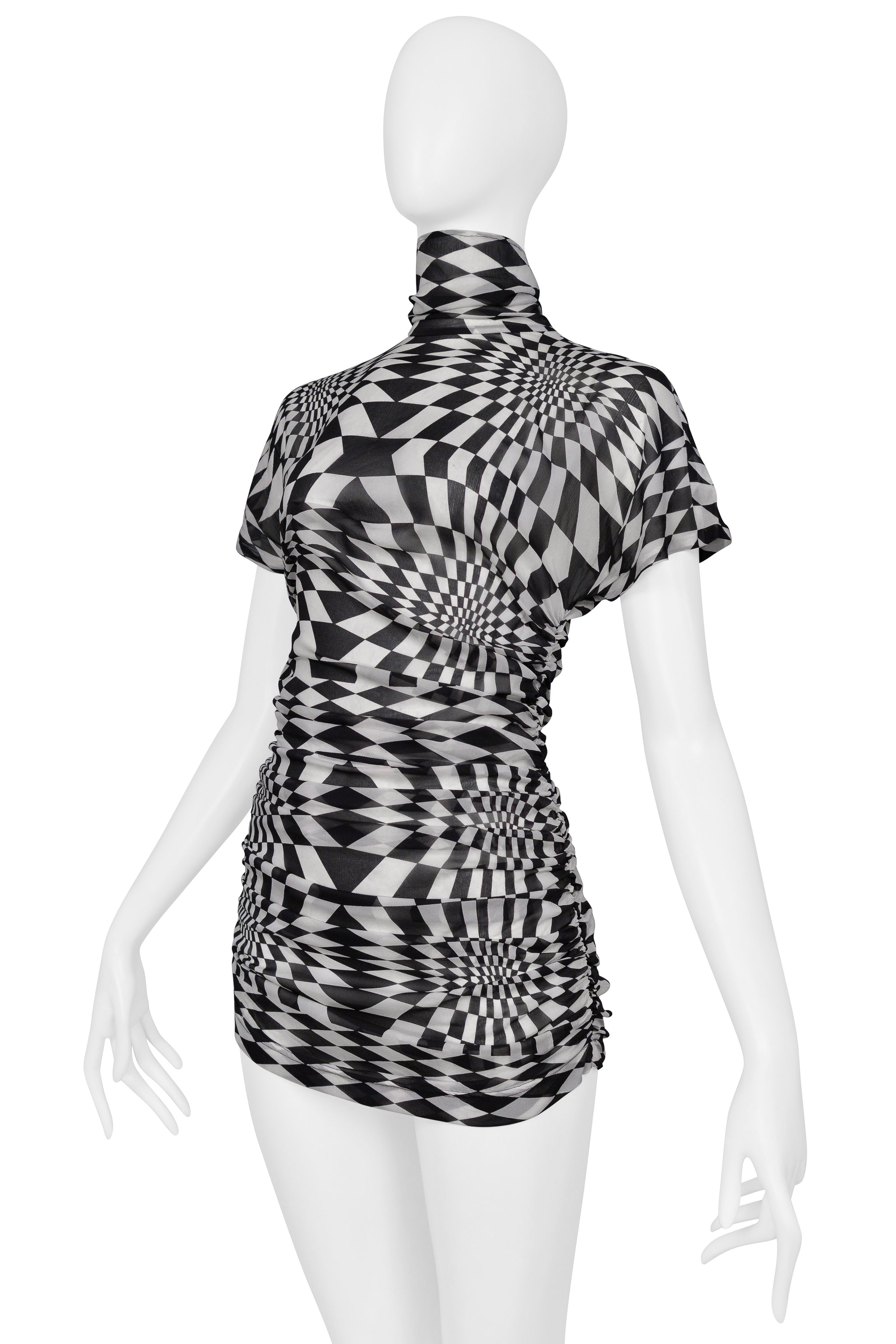 DOLCE & GABBANA BLACK & WHITE OPTICAL SHOCK TOP 2003