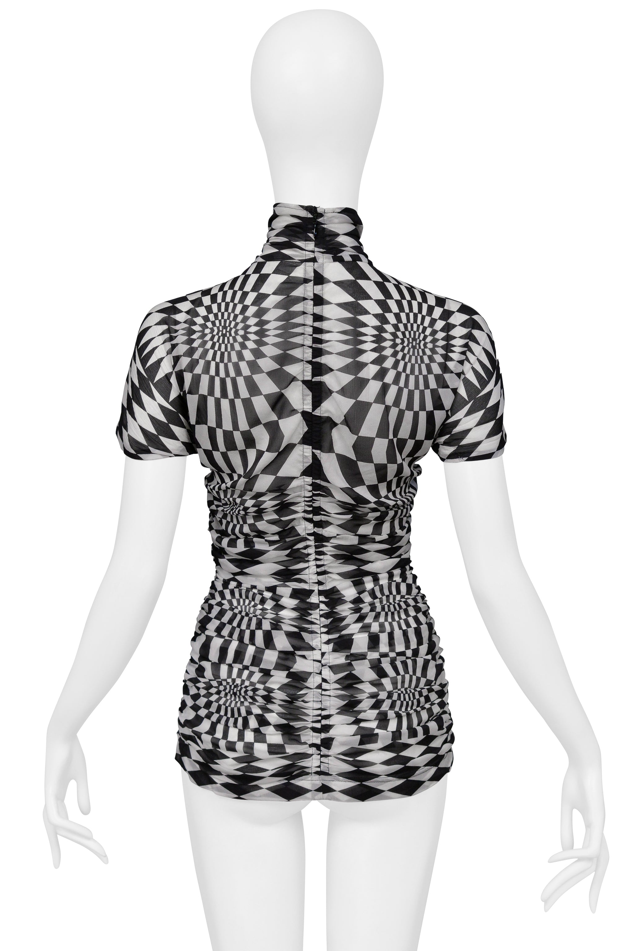 DOLCE & GABBANA BLACK & WHITE OPTICAL SHOCK TOP 2003