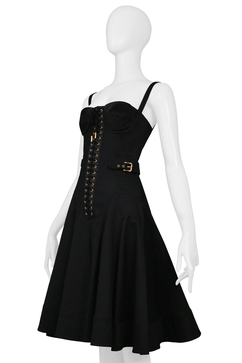 Dolce & Gabbana Black Corset Skirt Dolce & Gabbana