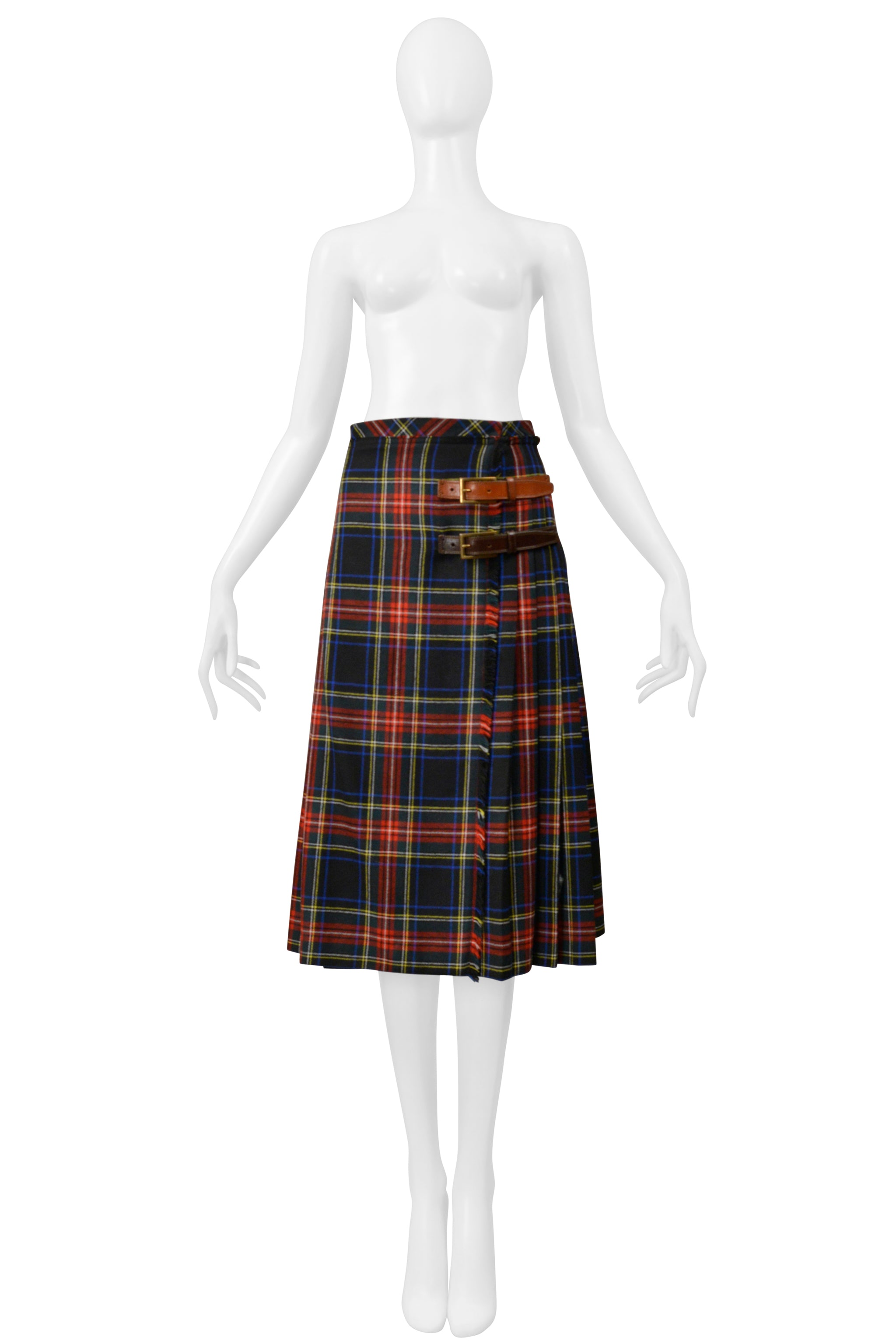 DOLCE & GABBANA D&G TARTAN PLAID JACKET & SKIRT ENSEMBLE 2008