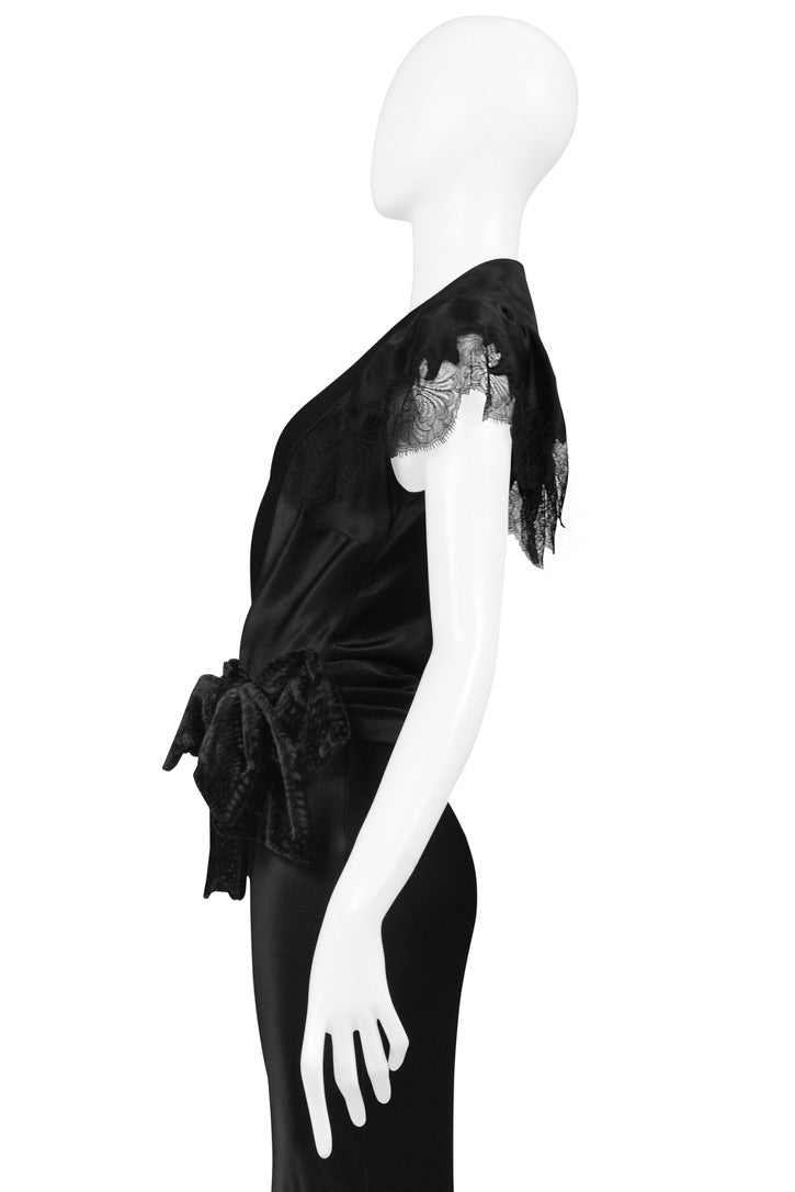 CHRISTIAN DIOR BY JOHN GALLIANO ICONIC DEVIL WEARS PRADA EVENING GOWN 2005